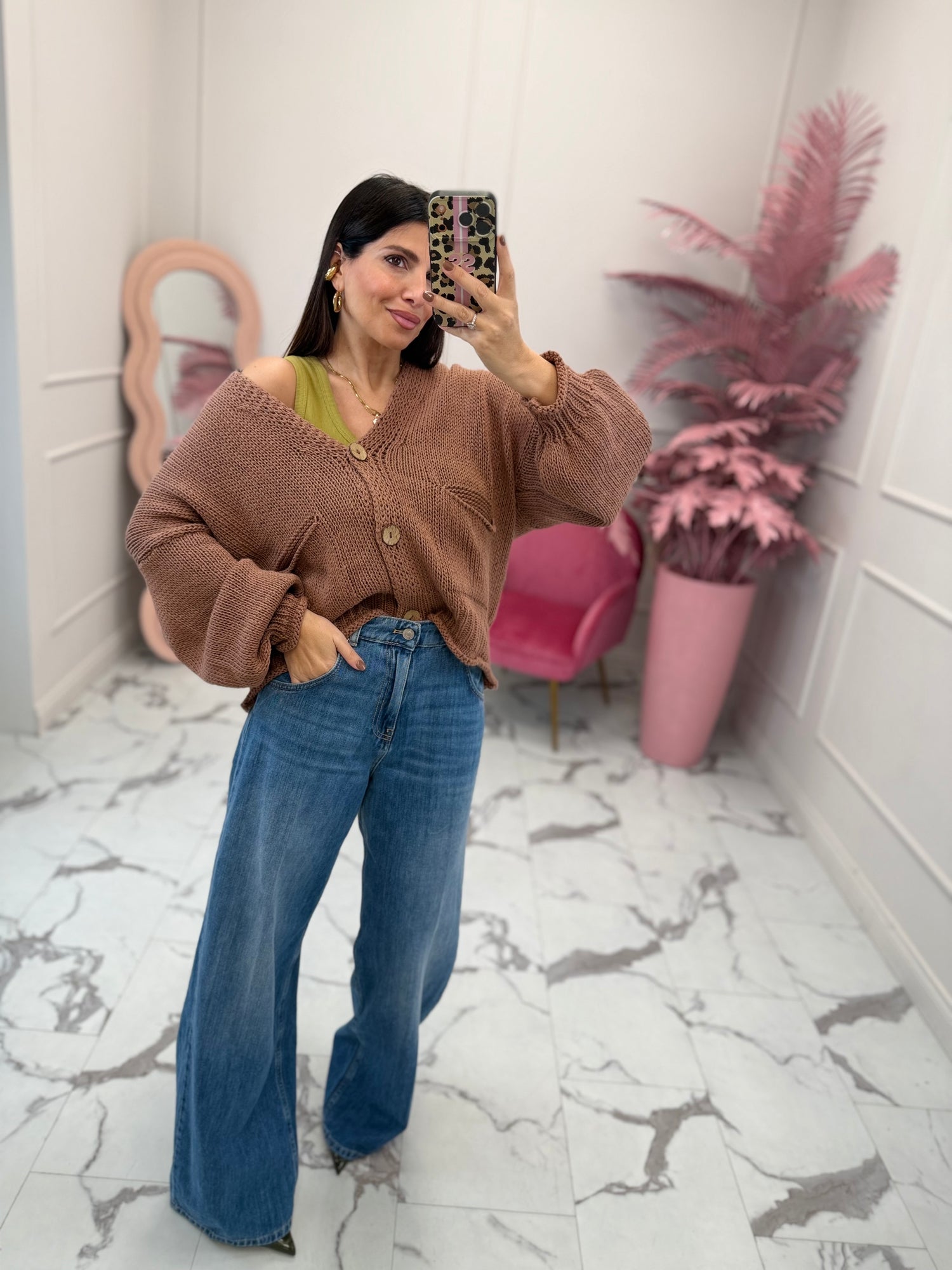 Cardigan in maglia “Flora” HAVE ONE