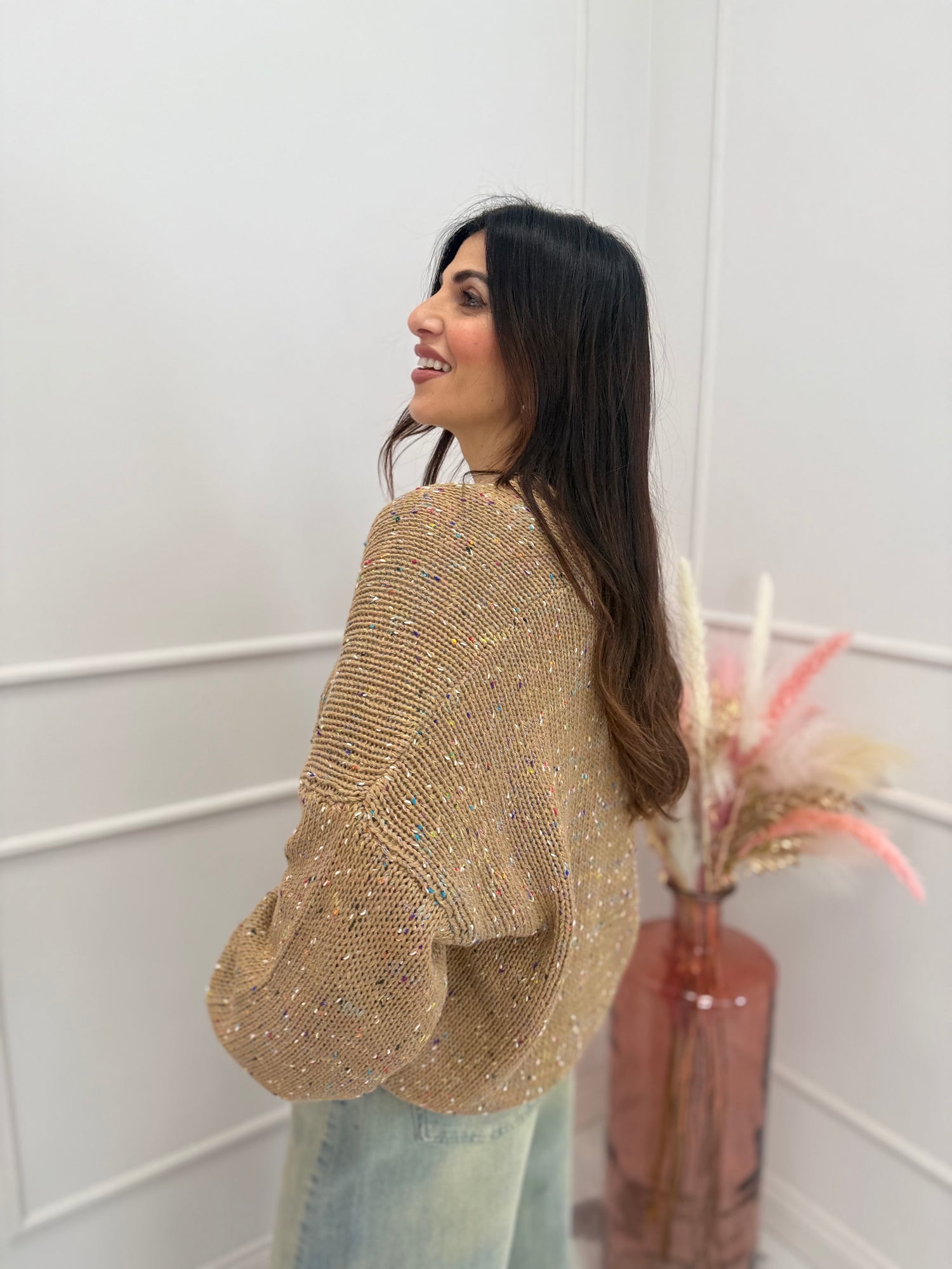 Cardigan in maglia “Rainbow” HAVE ONE