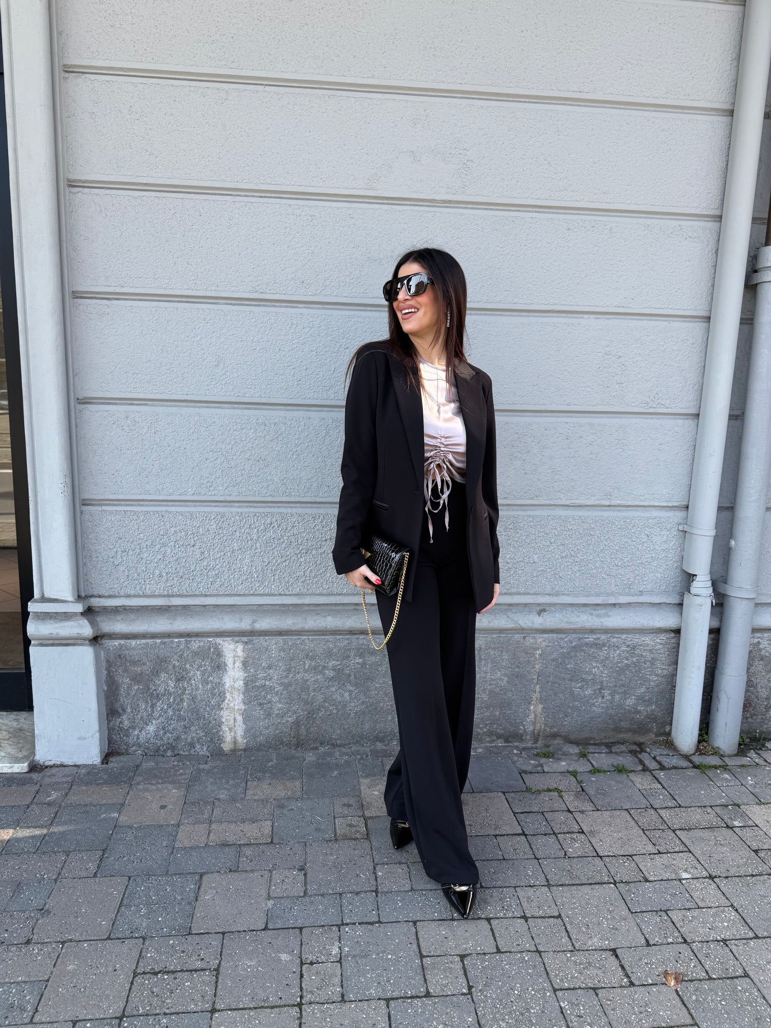 Pantalone tailleur palazzo “Gloria” VICOLO