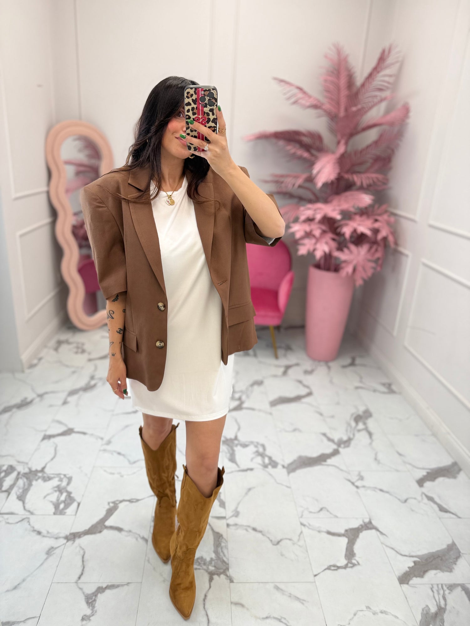 Abito corto a mezza manica HINNOMINATE