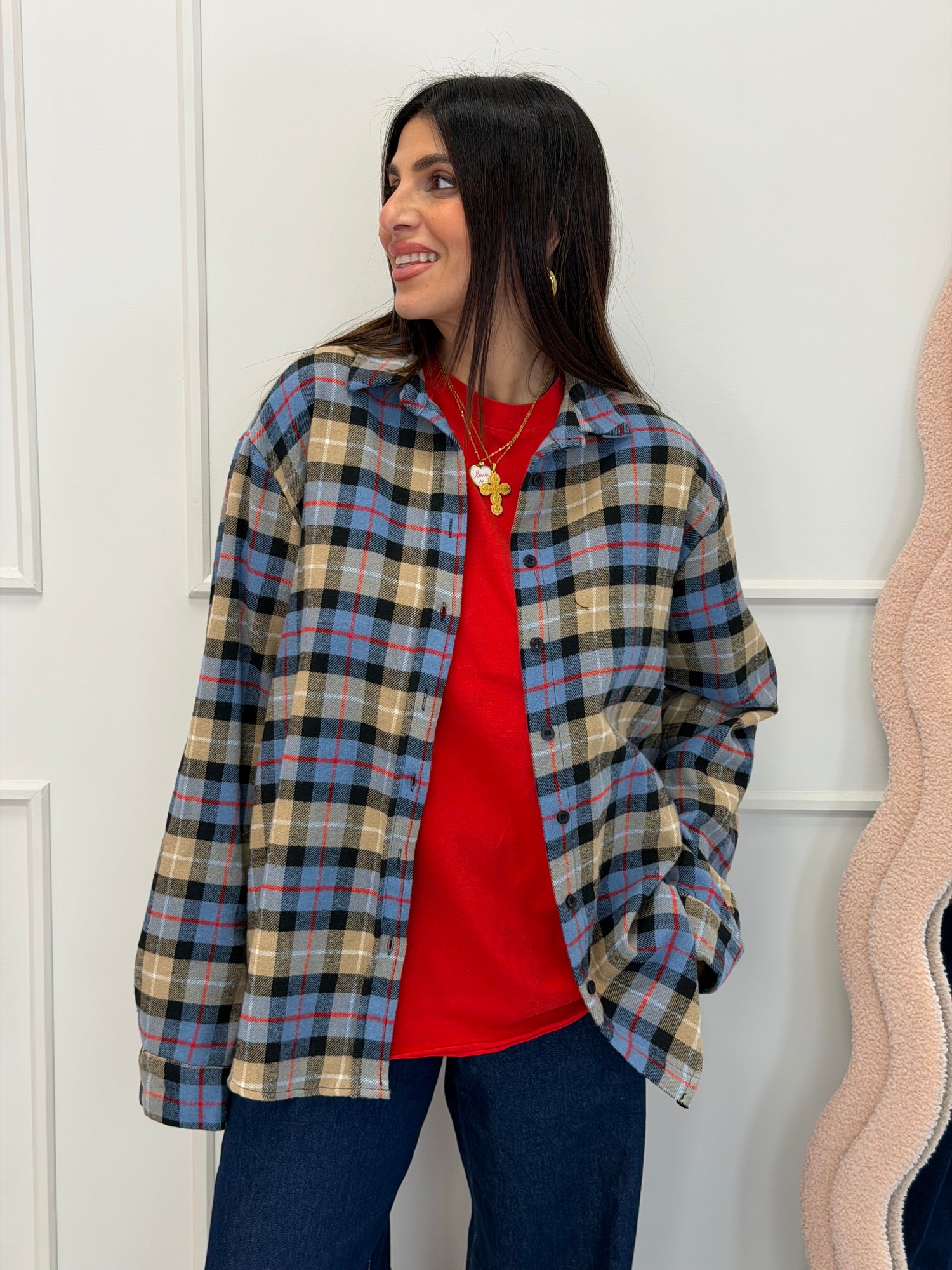 Camicia quadri flanella “Check love” LIP