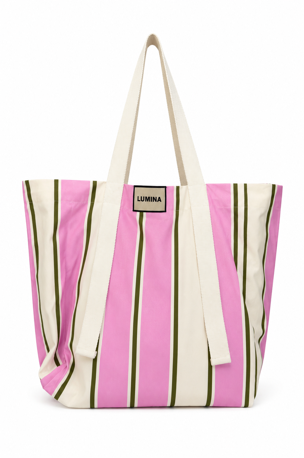 Maxi shopper in tela LUMINA