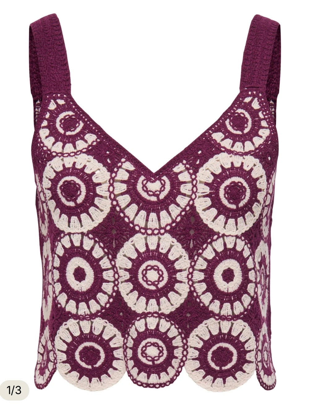 Top crochet “Yvonne” ONLY