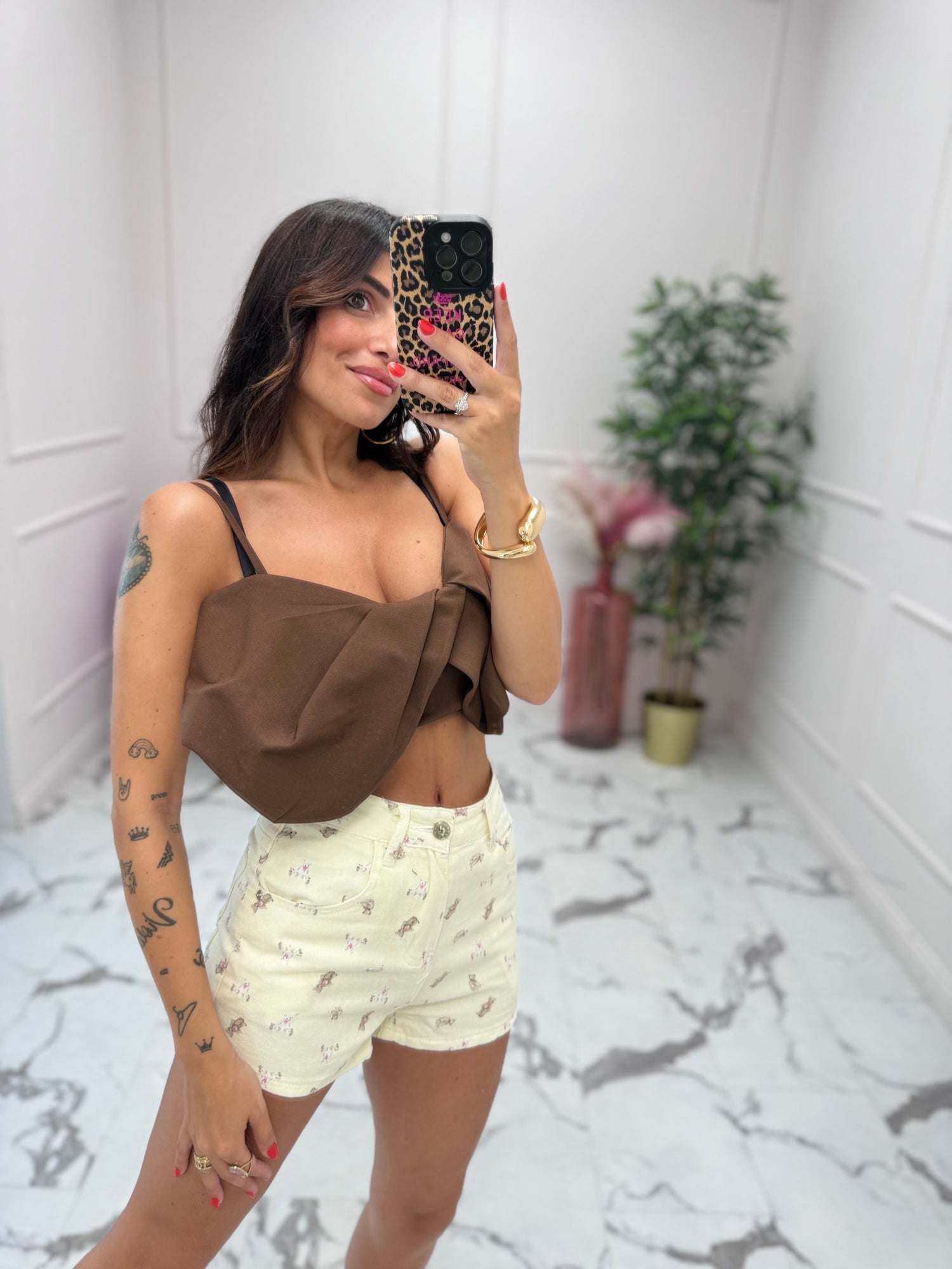 Shorts Denim “Teddy bear” MONIQUE