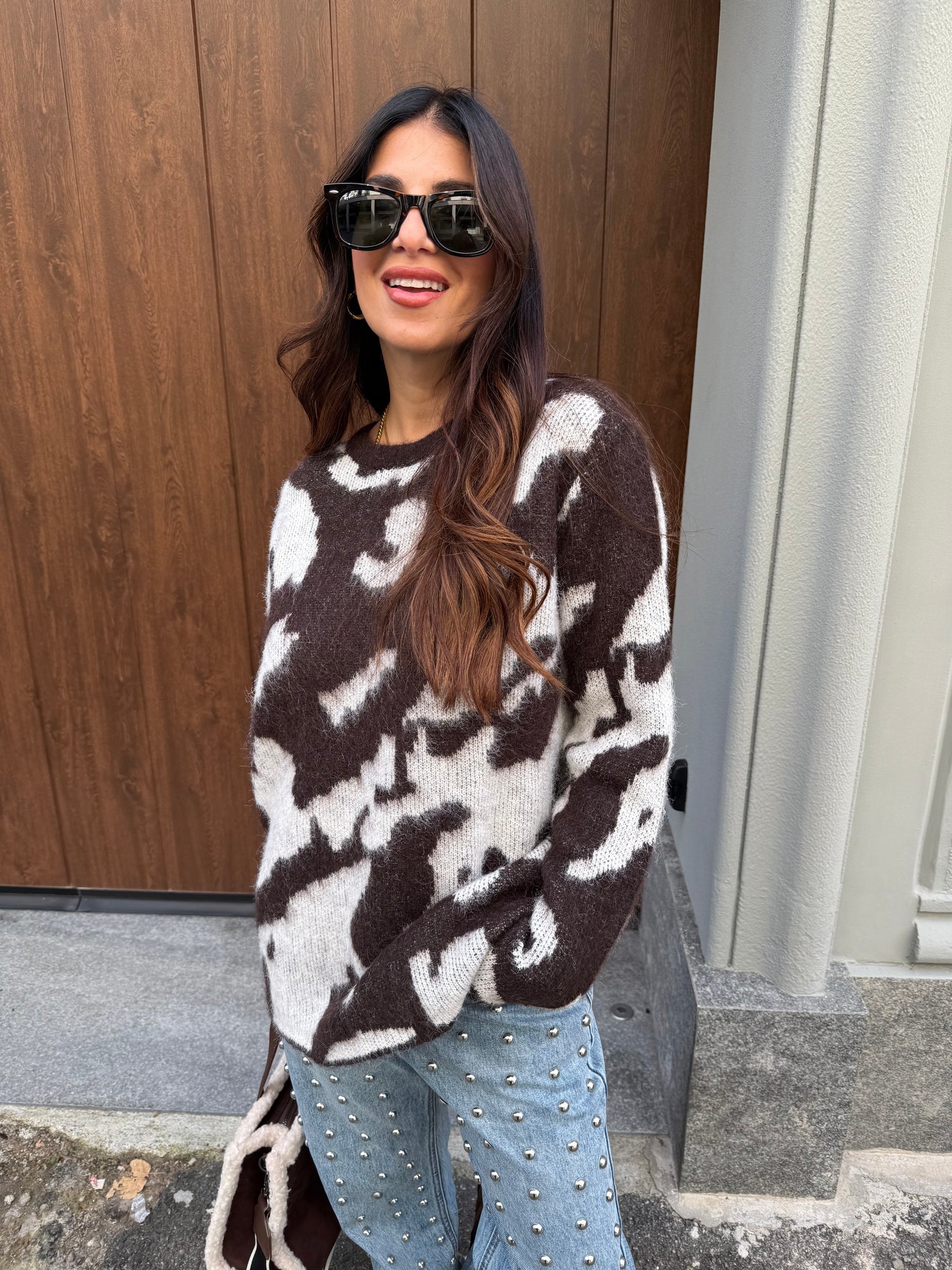 Maglione muccato “Costa” ONLY