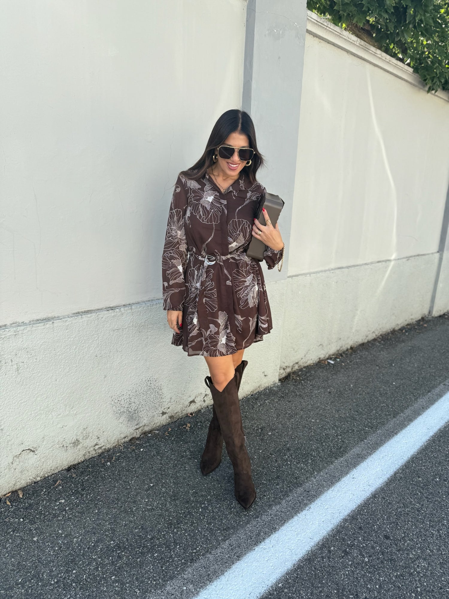 Texano alto suede “Dakota” CORINA