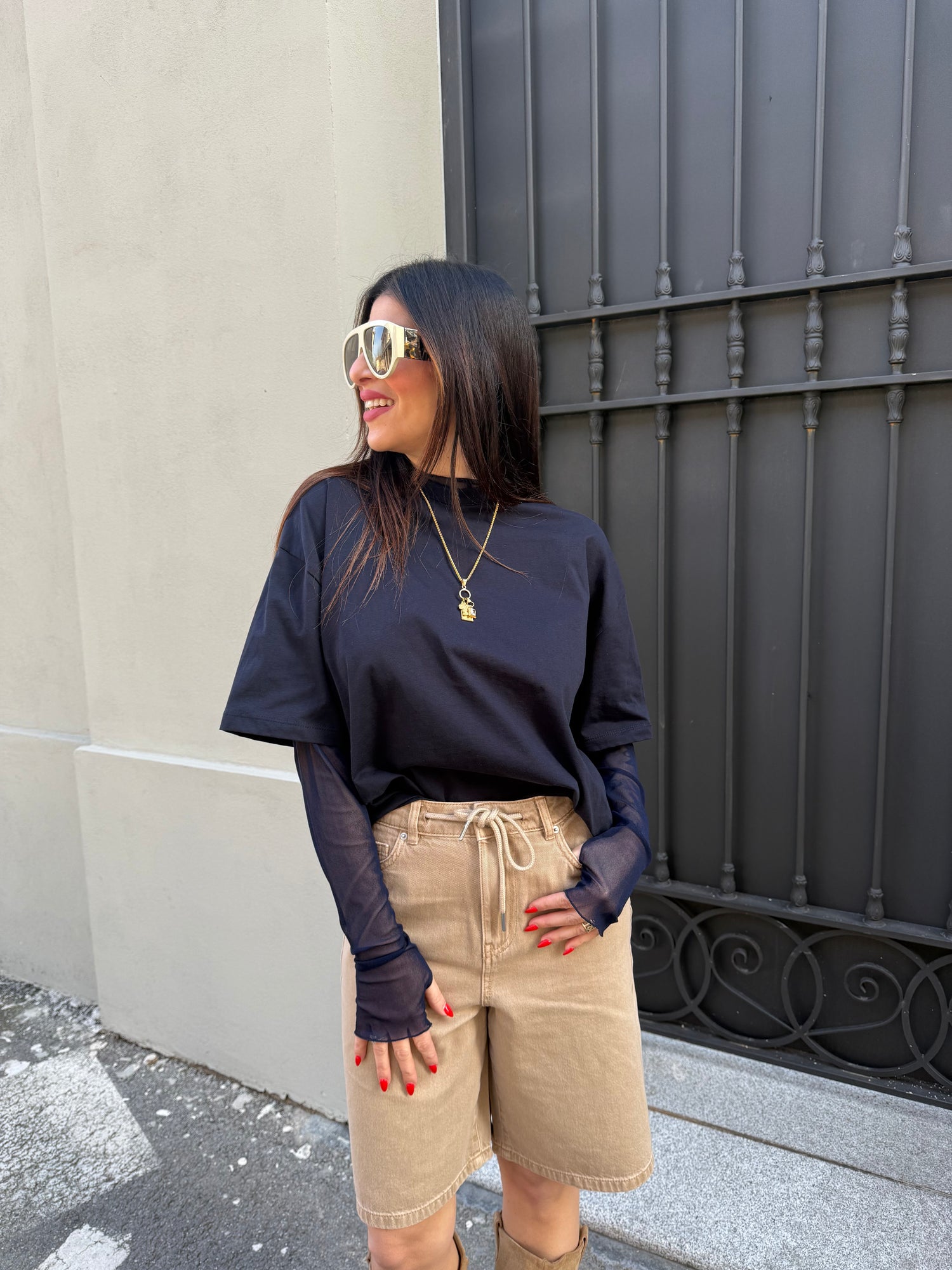 T-shirt over “Tulle” VICOLO