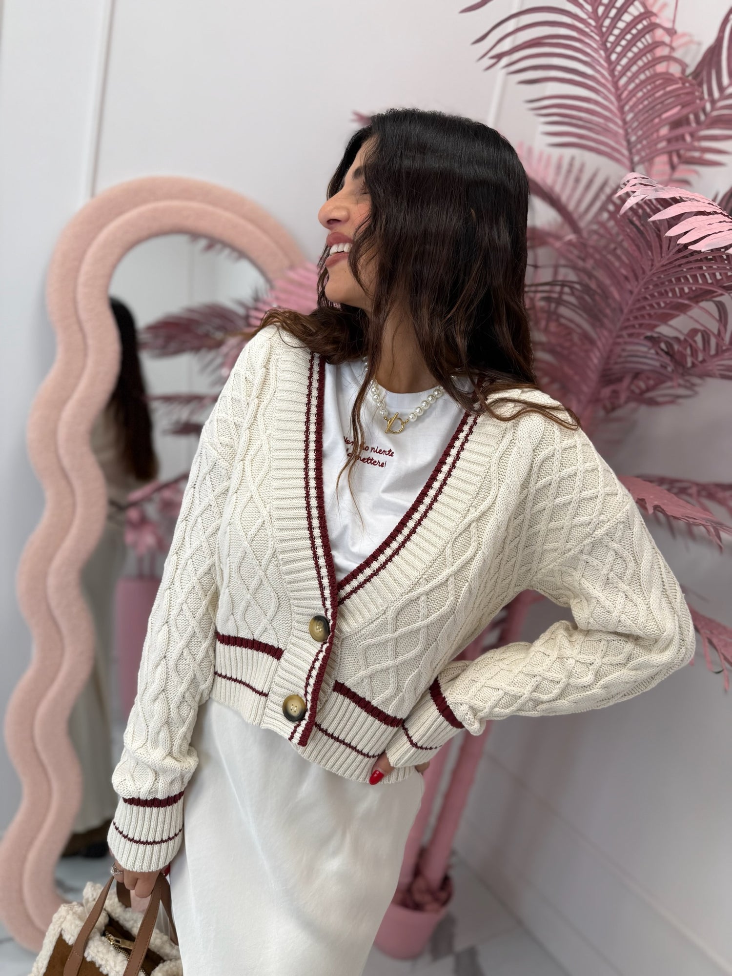 Cardigan corto “Rosanna” ONLY