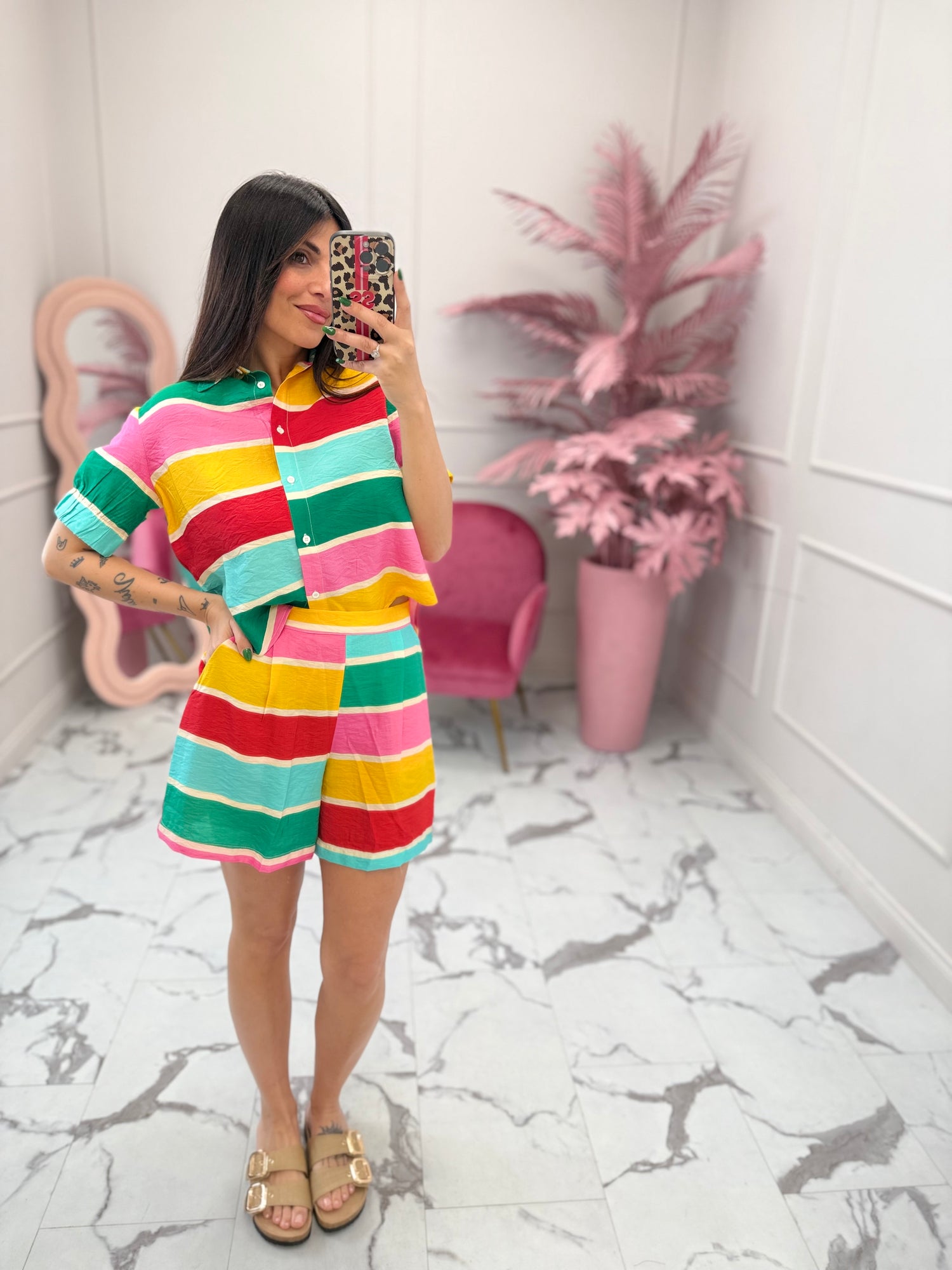 Camicia corta “Multicolor” COMPANIA FANTASTICA