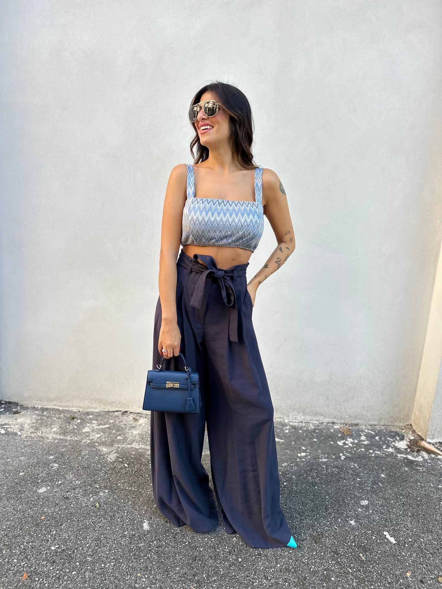 Top crop lurex THE LULU’