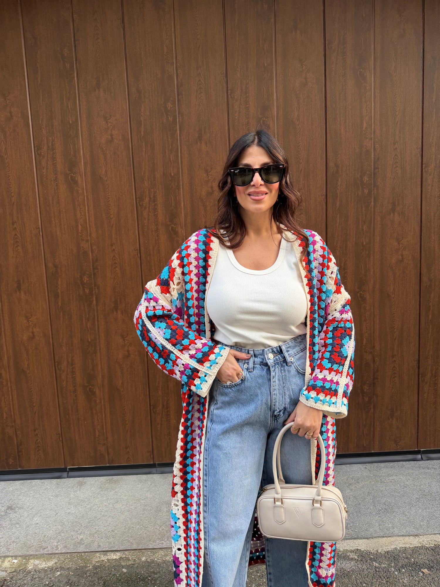 Cardigan lungo “Crochet” LIP