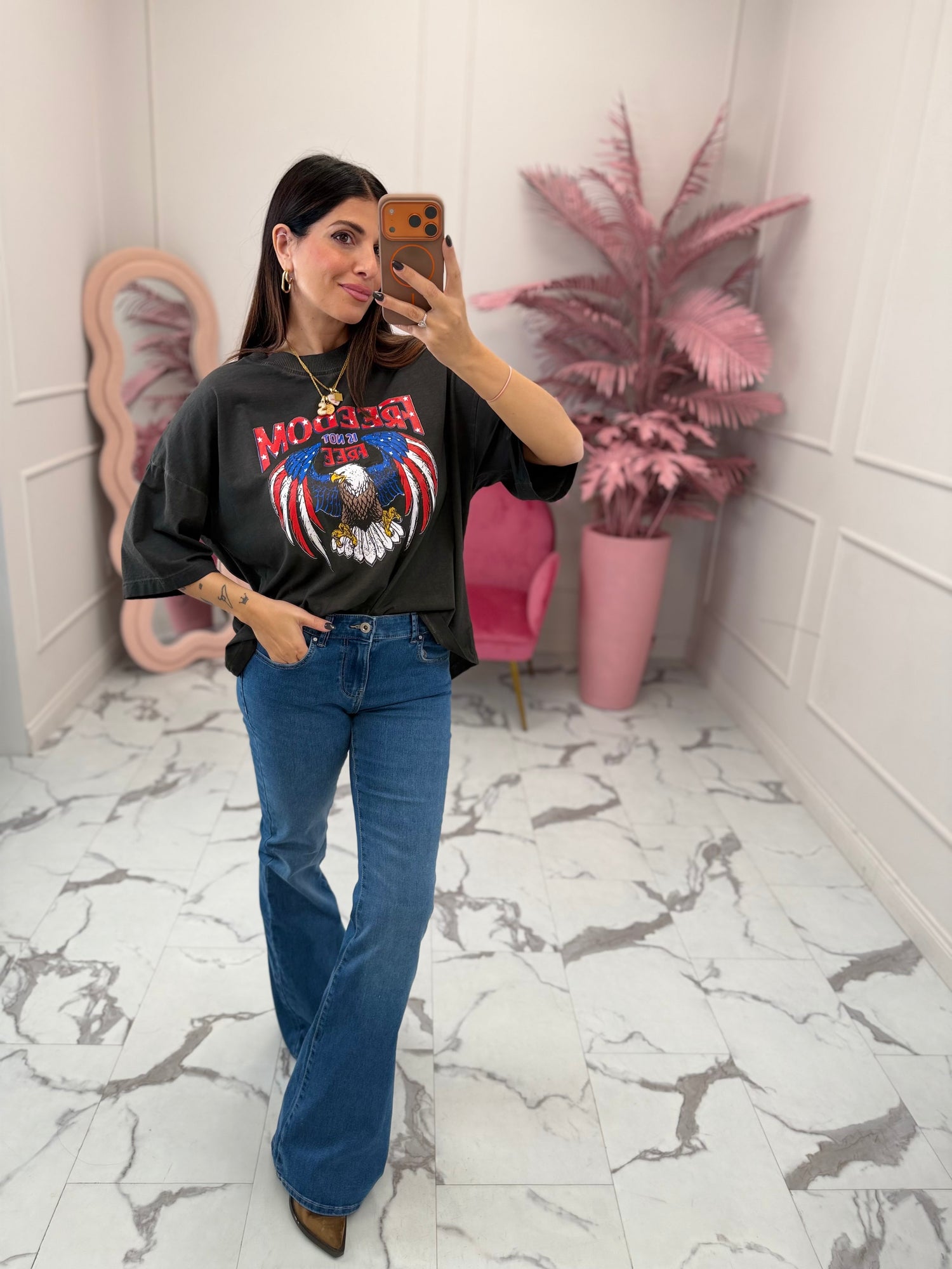 Jeans a zampa “Reese” ONLY