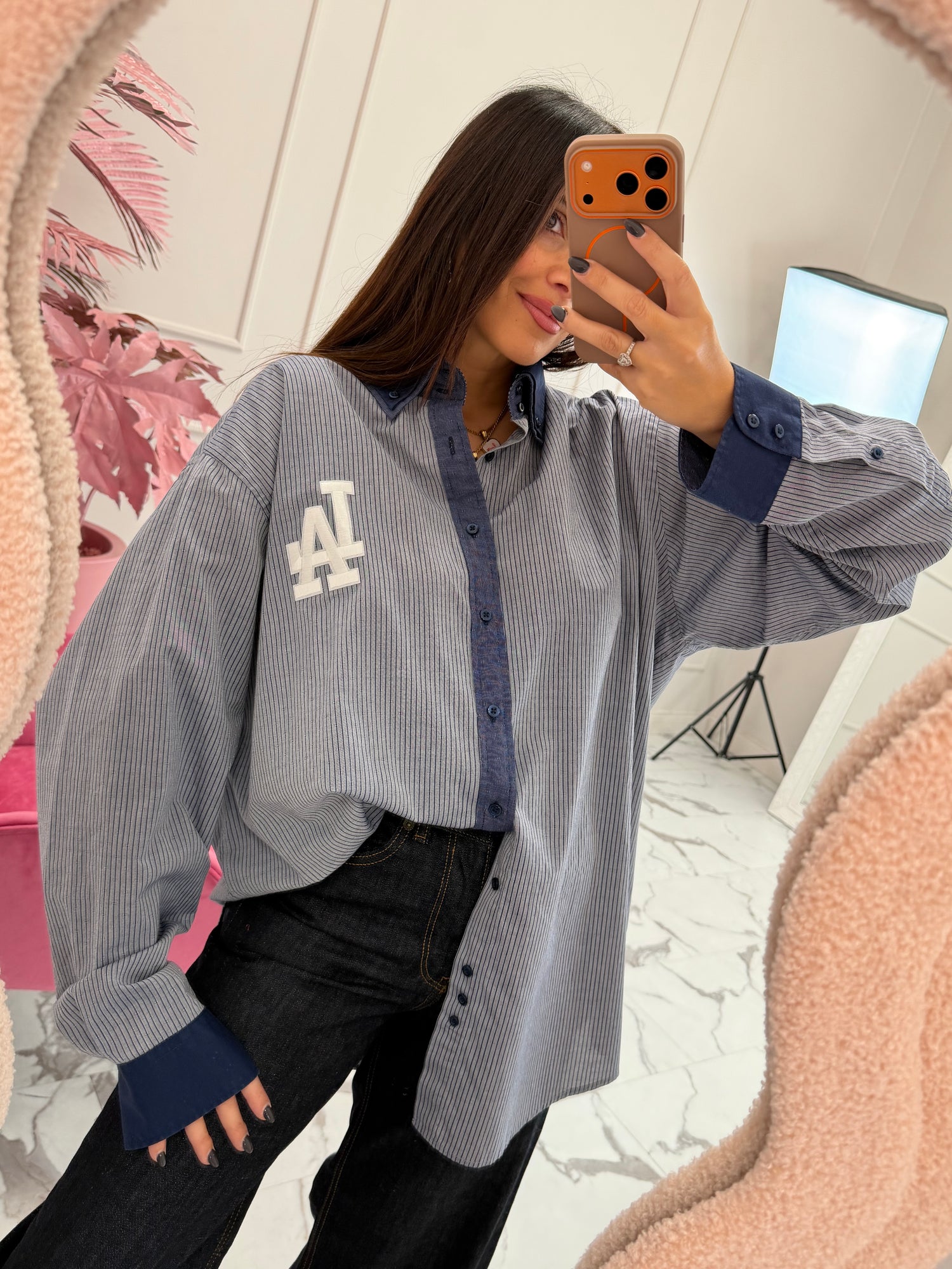 Camicia over “Blue LA” VICOLO