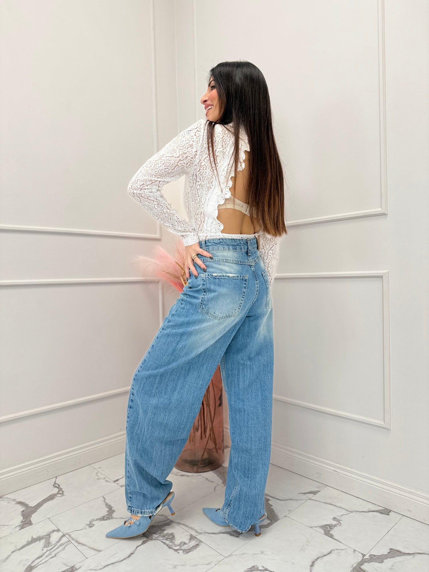 Body in pizzo oblò HAVE ONE