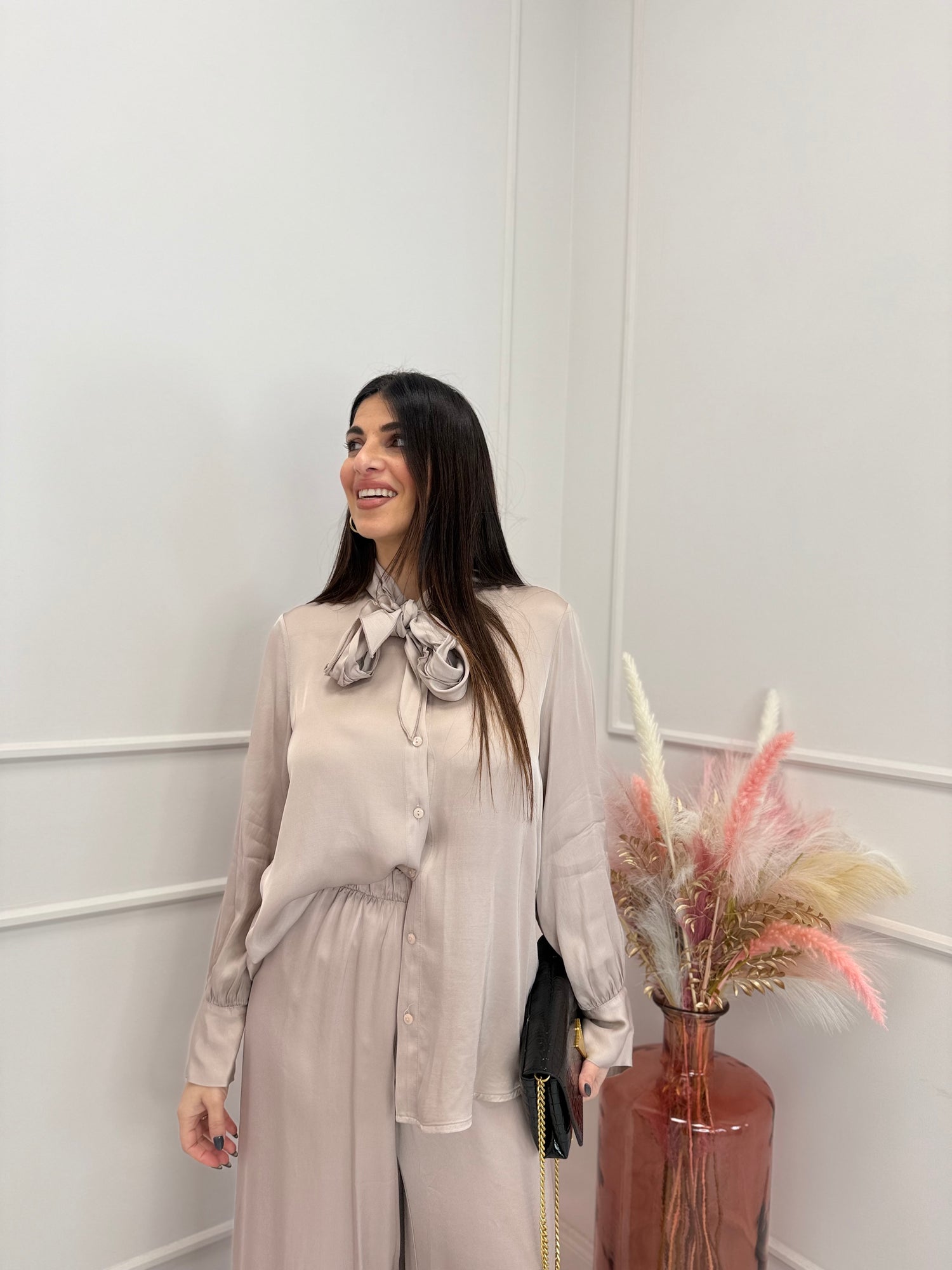 Camicia fiocco “Raso” HAVE ONE