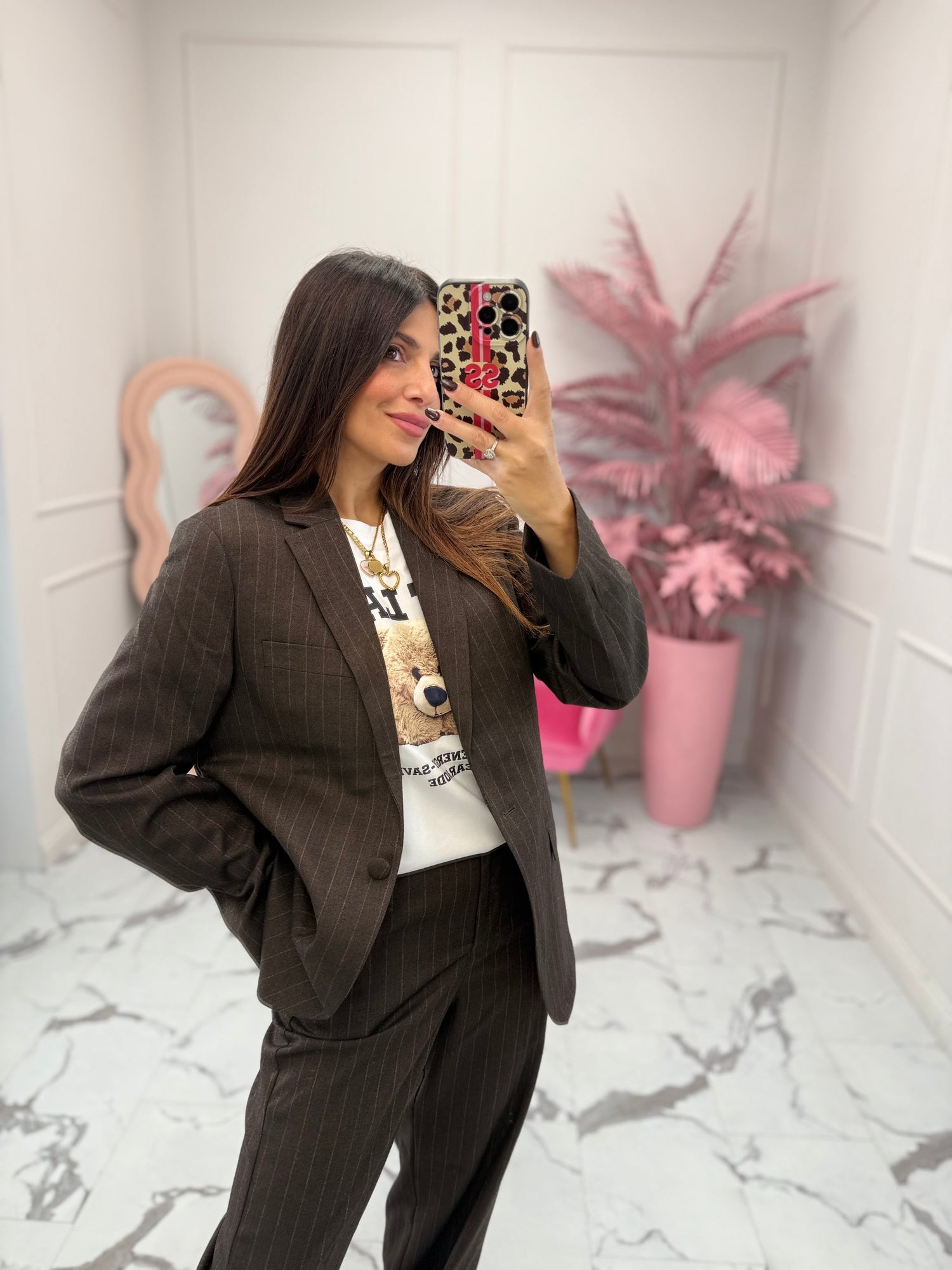 Blazer gessato “Ana Mary” JJXX