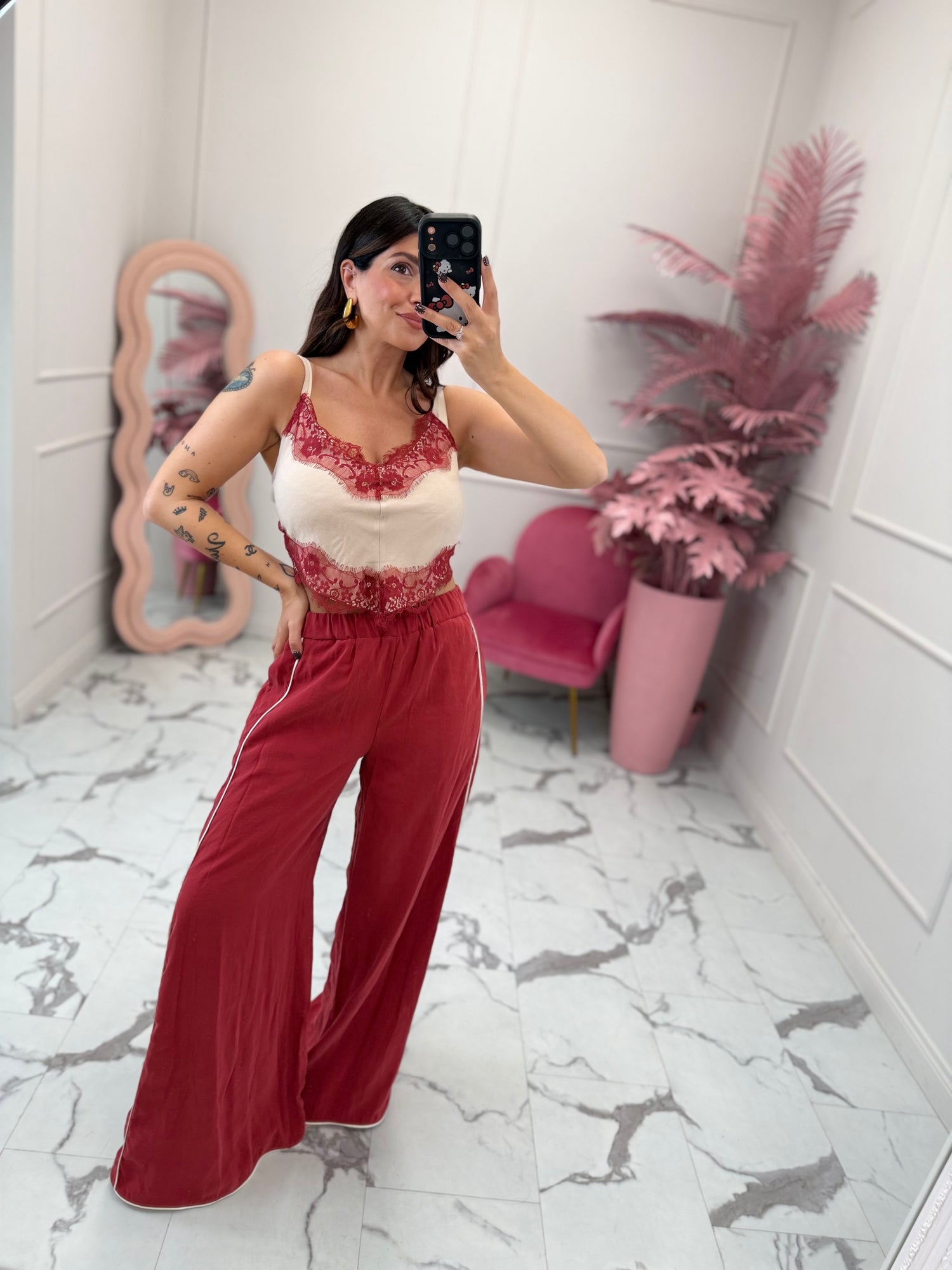 Top con pizzo coordinato “Clarissa” HAVE ONE