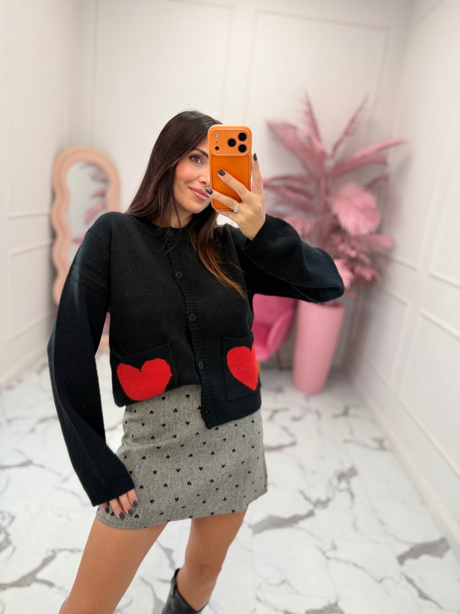 Cardigan “Double heart” COMPANIA FANTASTICA