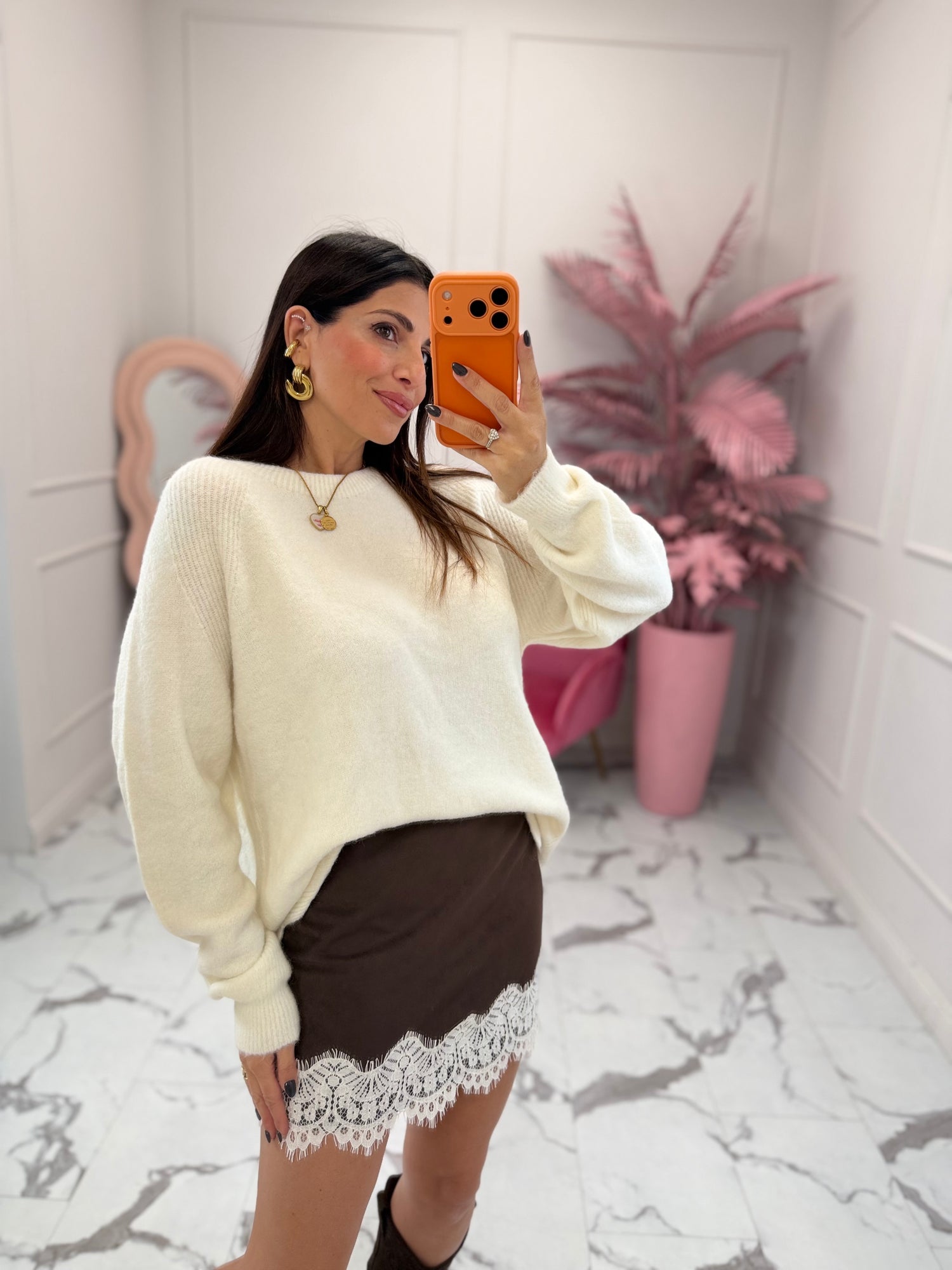 Maglione lungo “Bunny over ” LUMINA