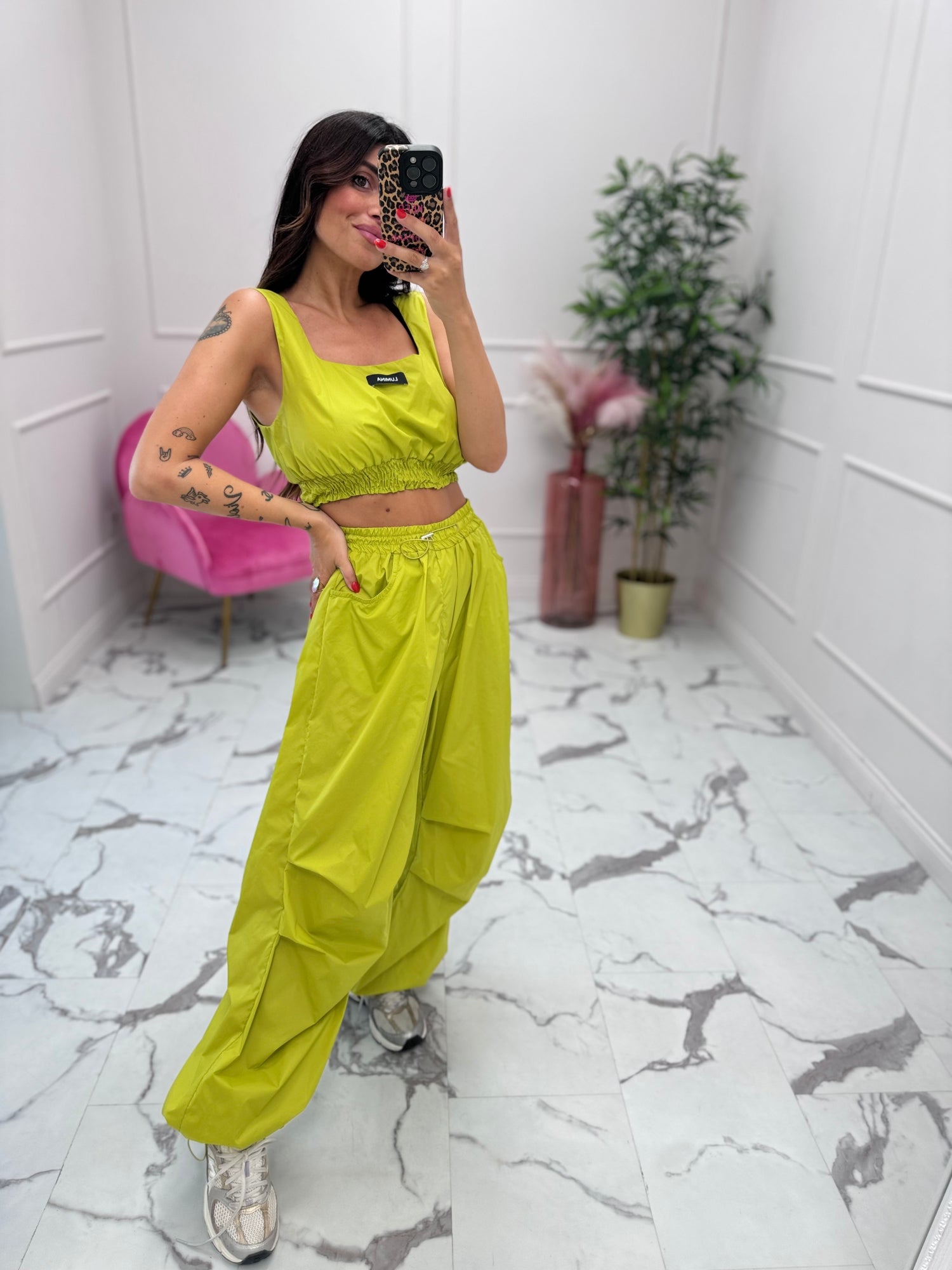 Pantalone parachute LUMINA