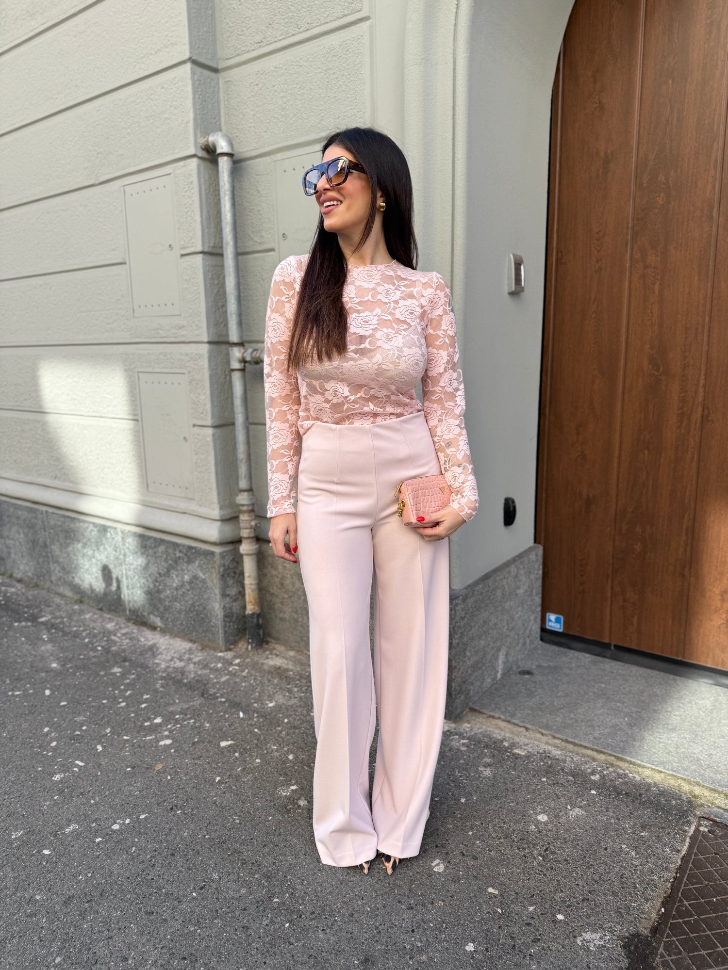 Pantalone tailleur palazzo “Gloria” VICOLO