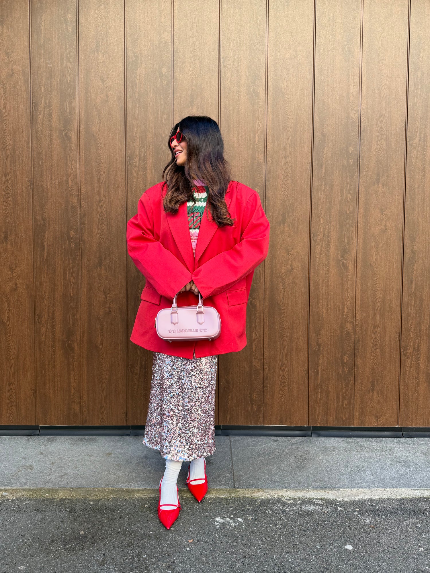 Gonna longuette paillettes “Luce” LIP