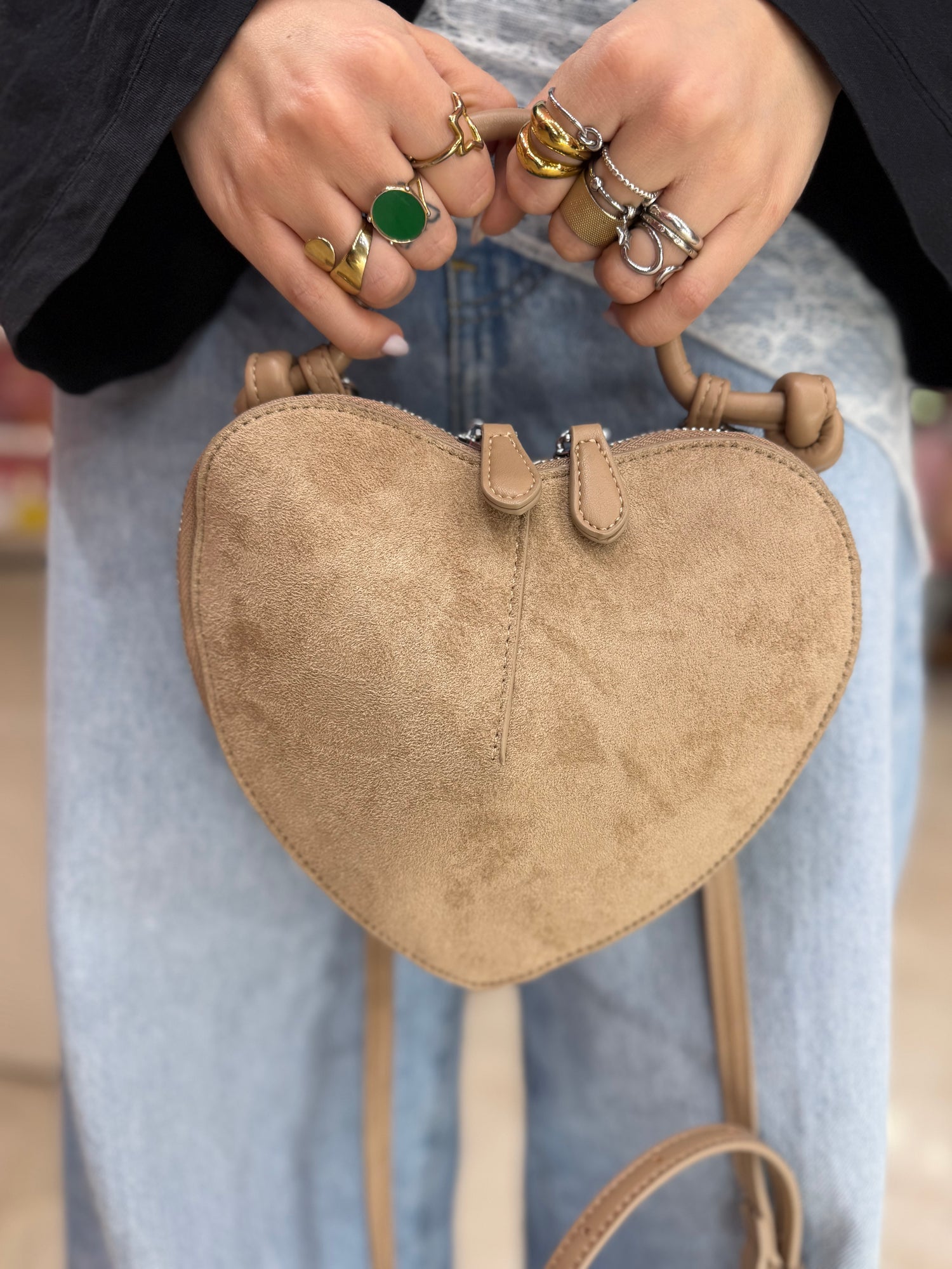 Borsa suede “Little Heart” LIP