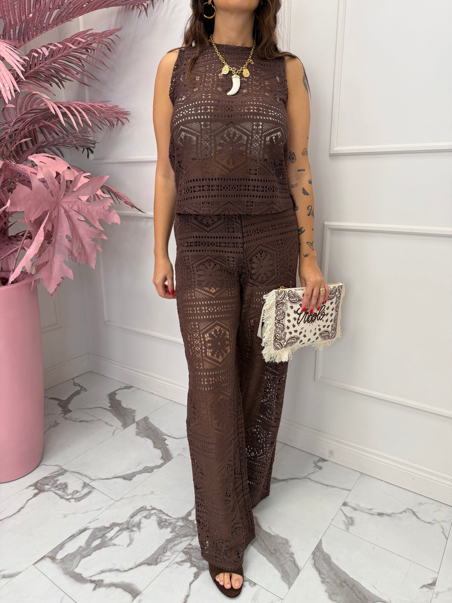Pantalone crochet “Lian” ONLY