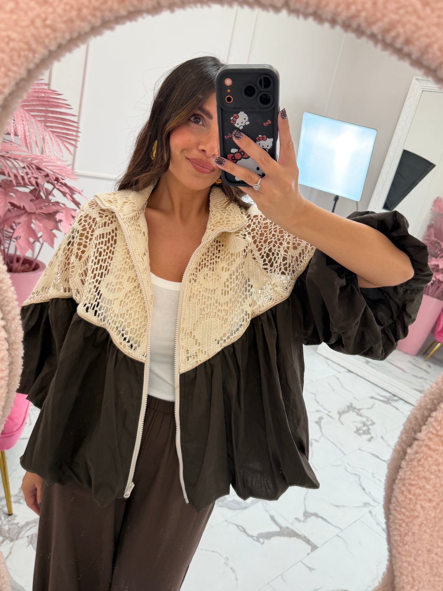 Giacca bomber “Crochet” LIP