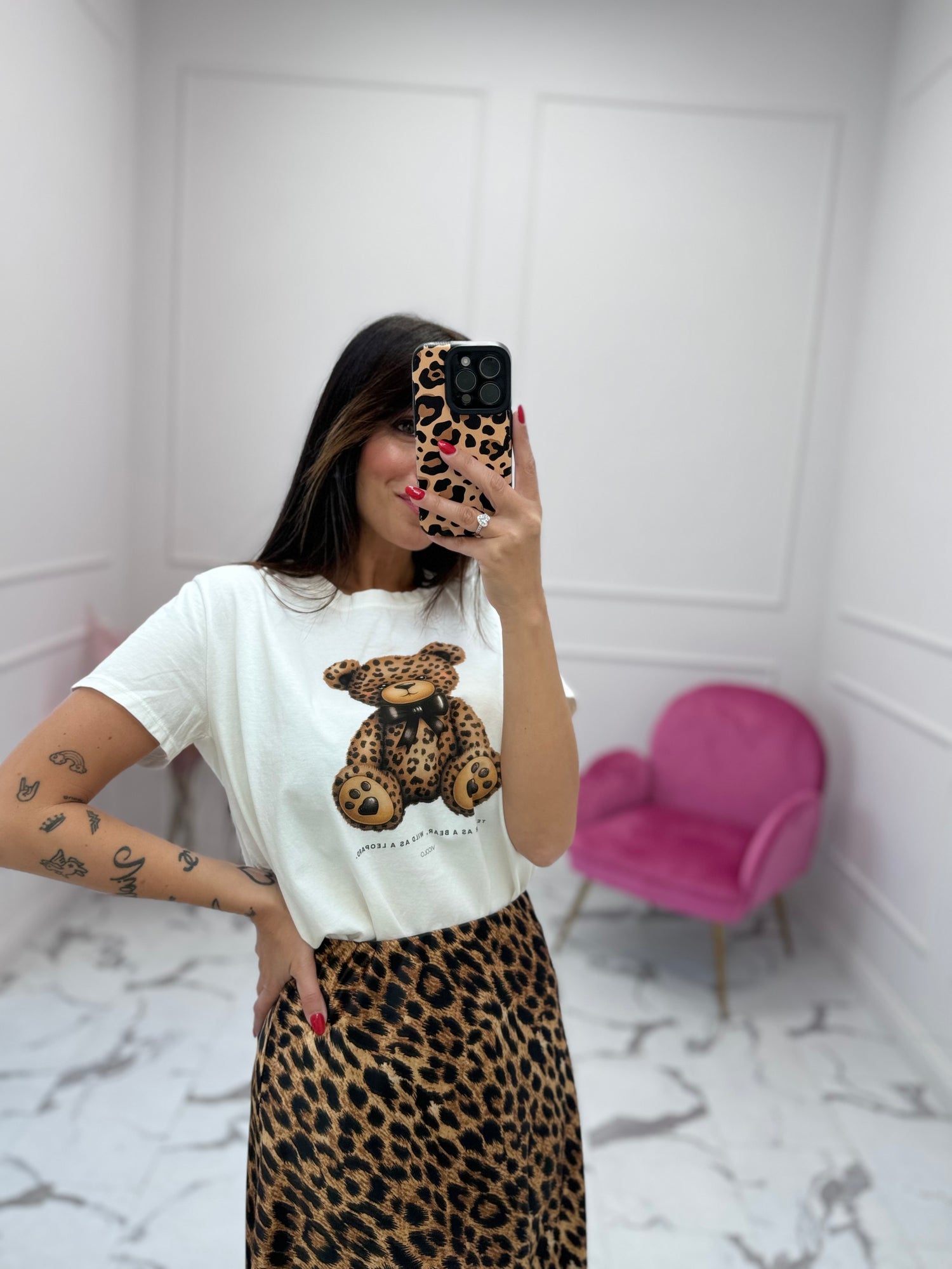 T-shirt “Teddy leopard”  VICOLO