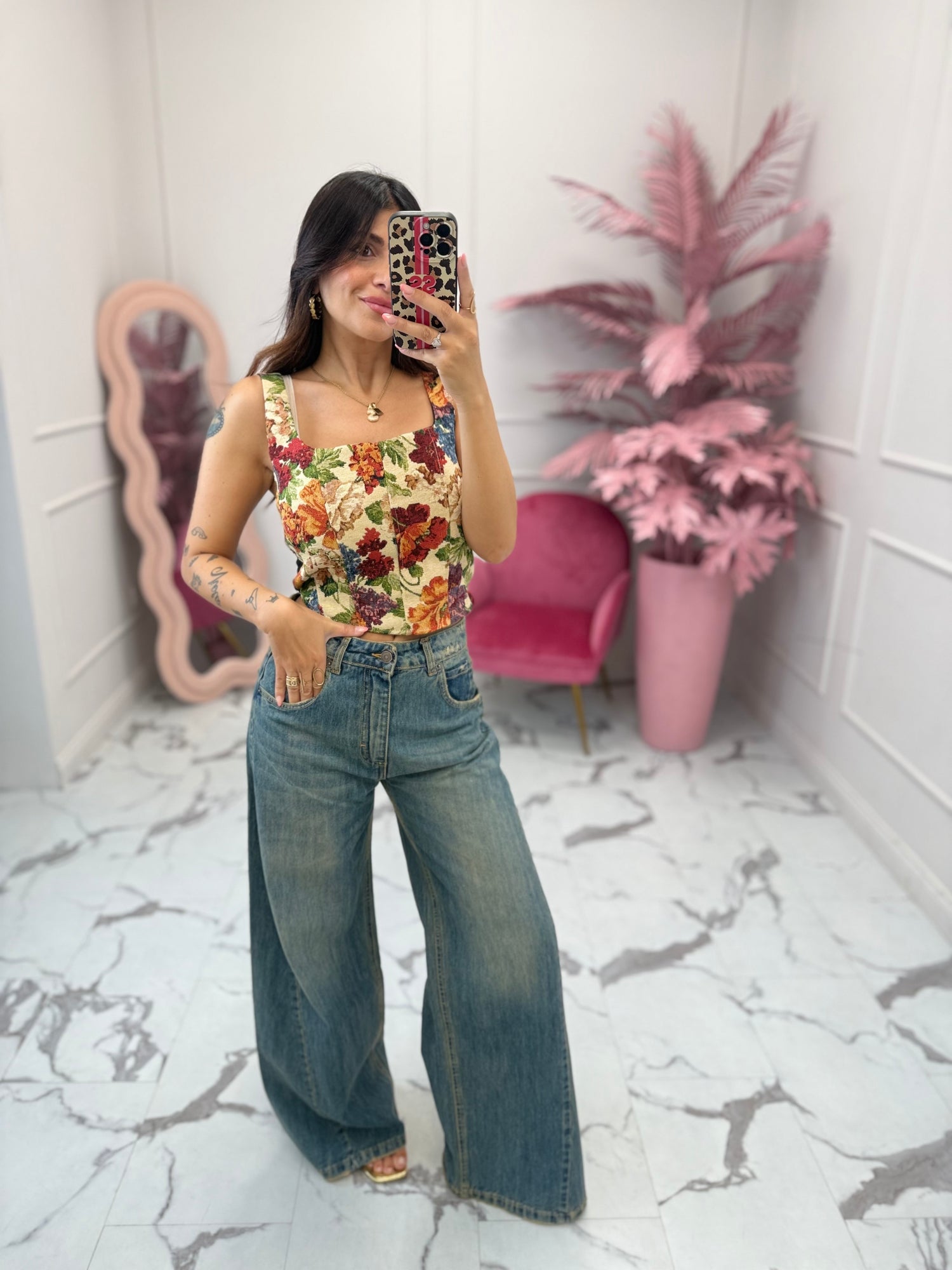 Jeans palazzo “NEW Nathalie” VICOLO