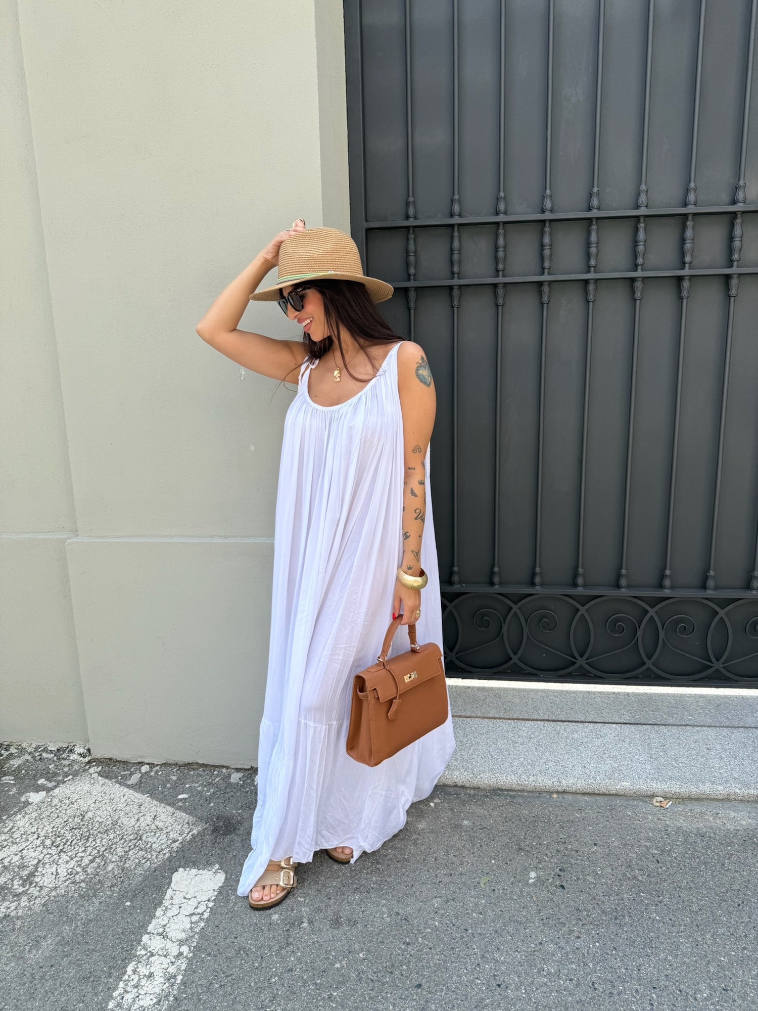 Abito lungo viscosa “Virginia” LIP