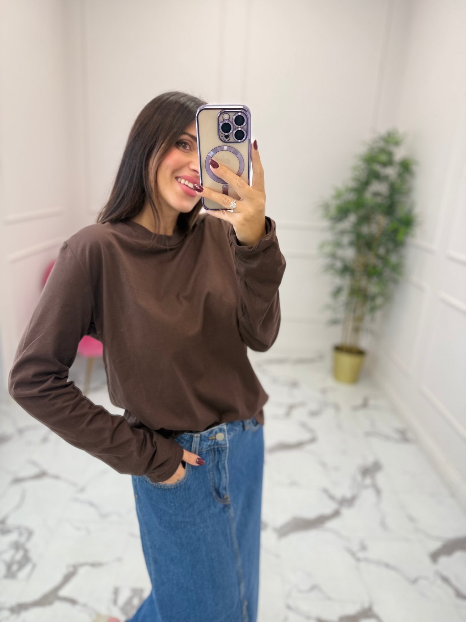 T-shirt manica lunga “Confort” LUMINA