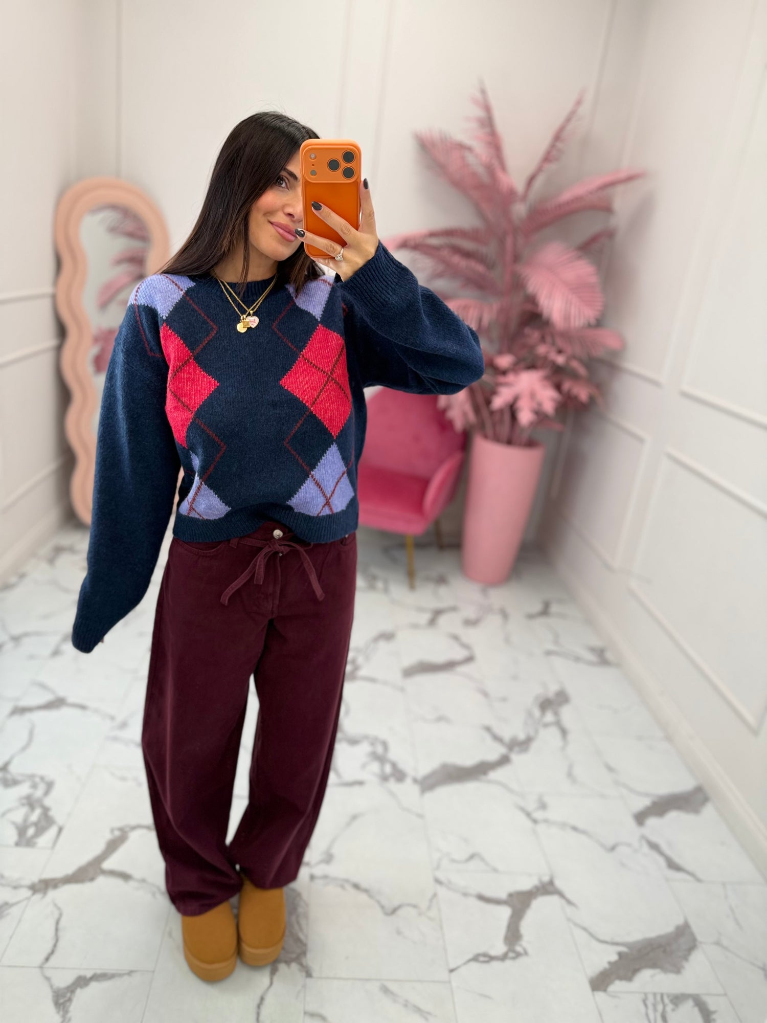 Jeans “Gianna wine” ONLY
