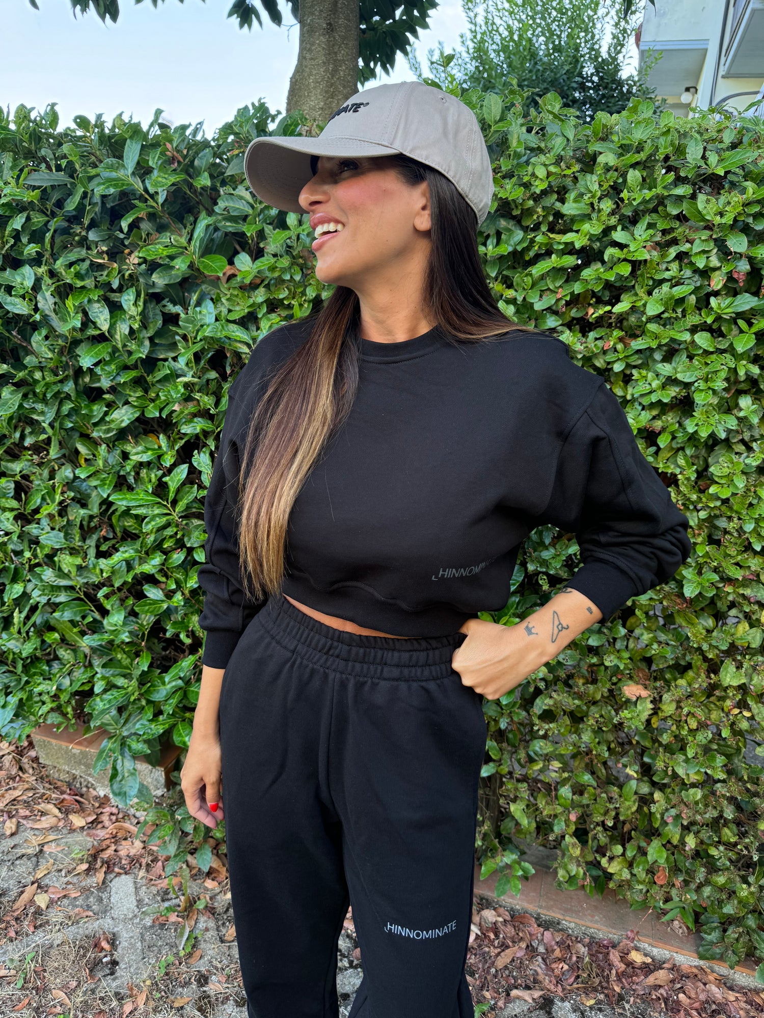 Felpa corta con stampa HINNOMINATE