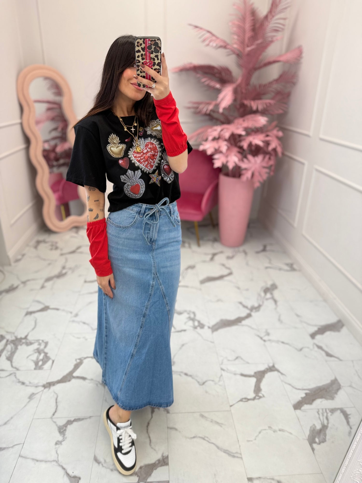 Gonna in Denim “Sophia” ONLY