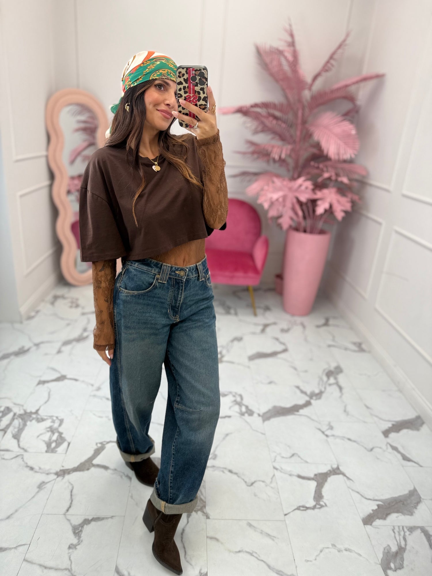 T-shirt crop body “Lace” HAVE ONE