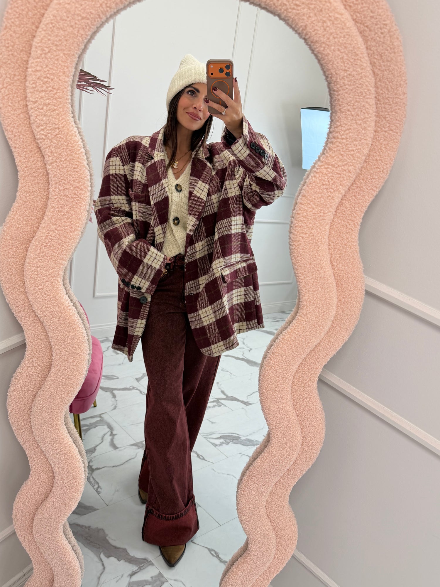 Blazer coat over “British” LUMINA