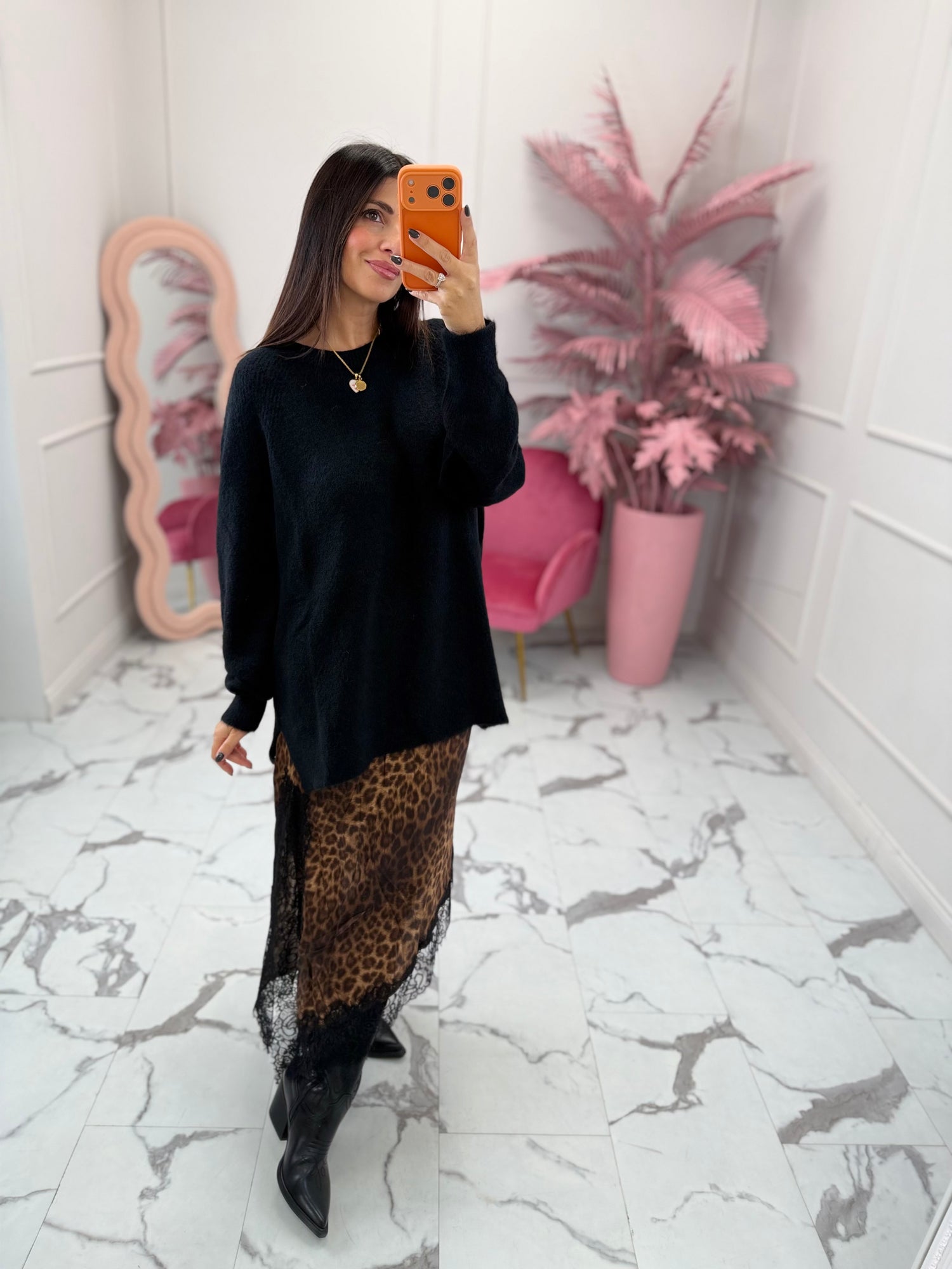 Maglione lungo “Bunny over ” LUMINA