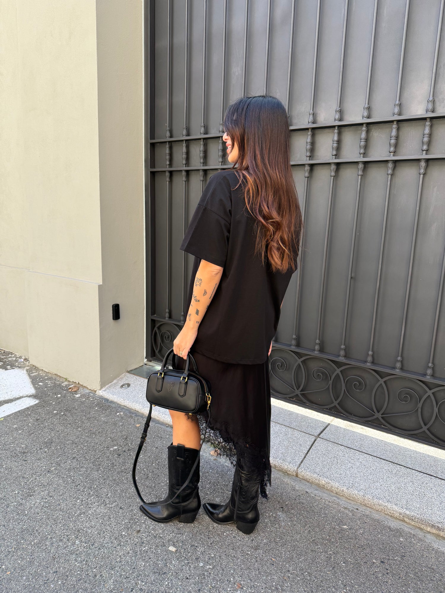 Gonna asimmetrica “Lace” Lumina