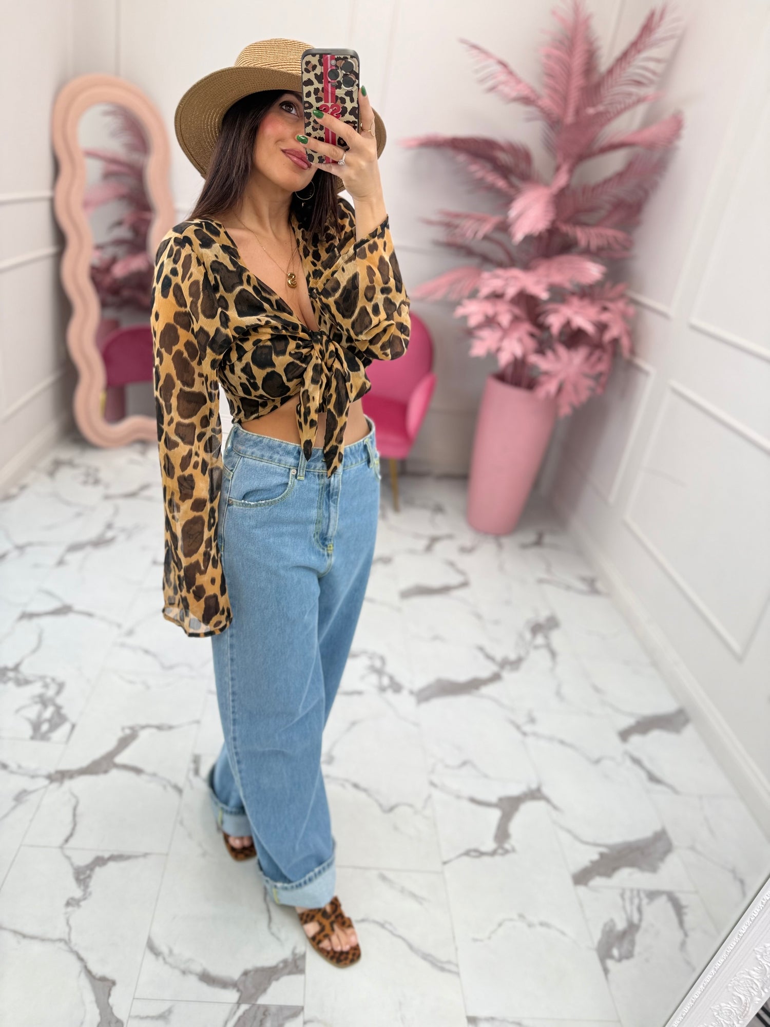 Blusa crop nodo “Asta” ONLY