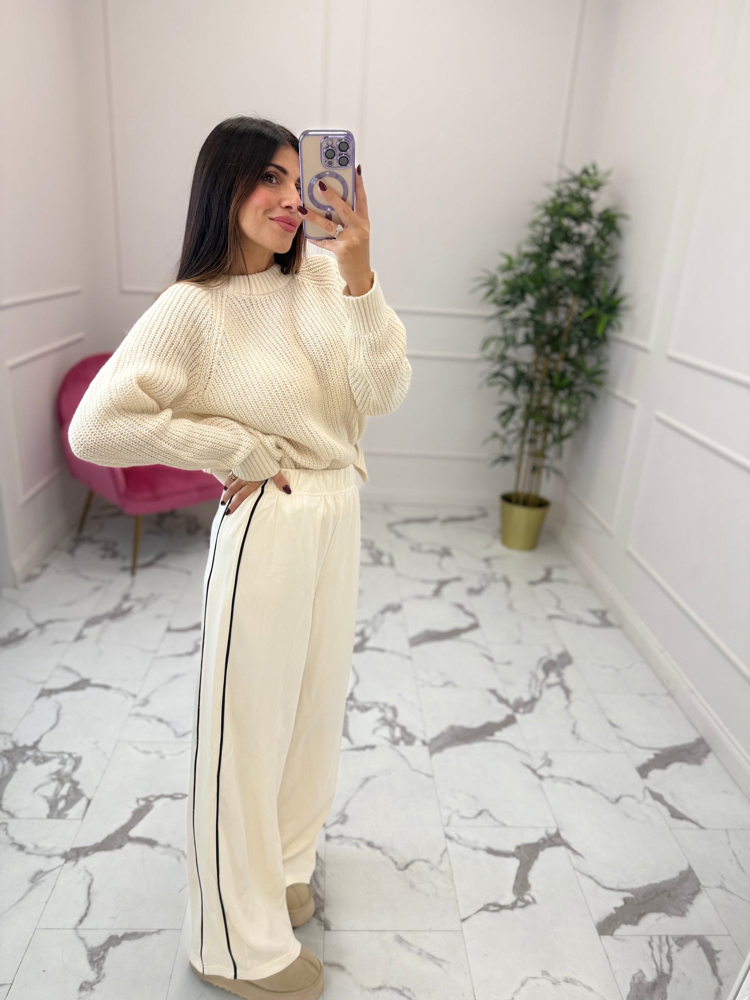 Pantalone palazzo “Lett” ONLY