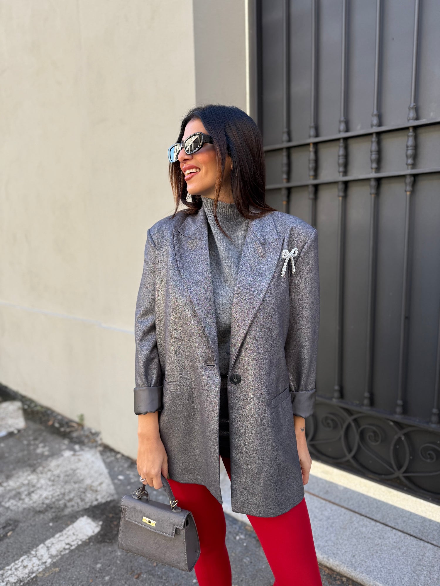 Blazer over “Lame’” spilla HAVE ONE
