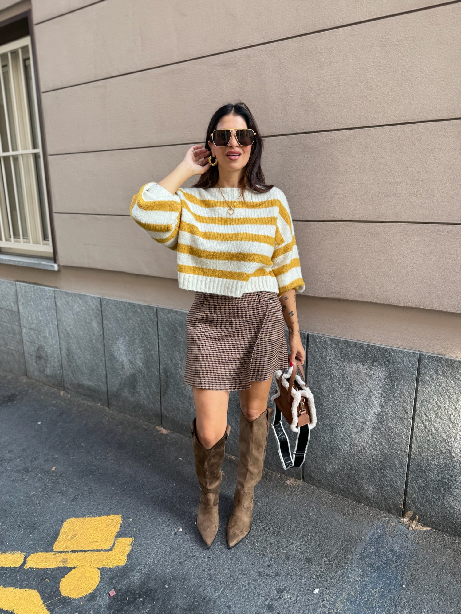 Texano alto suede “Dakota” CORINA