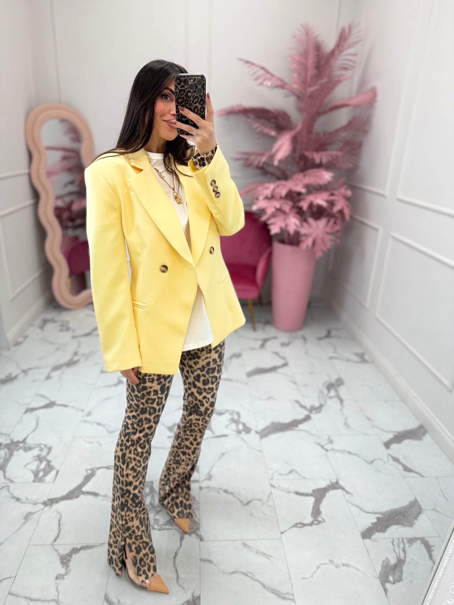 Pantalone Leopard zampa “Nancy” JJXX