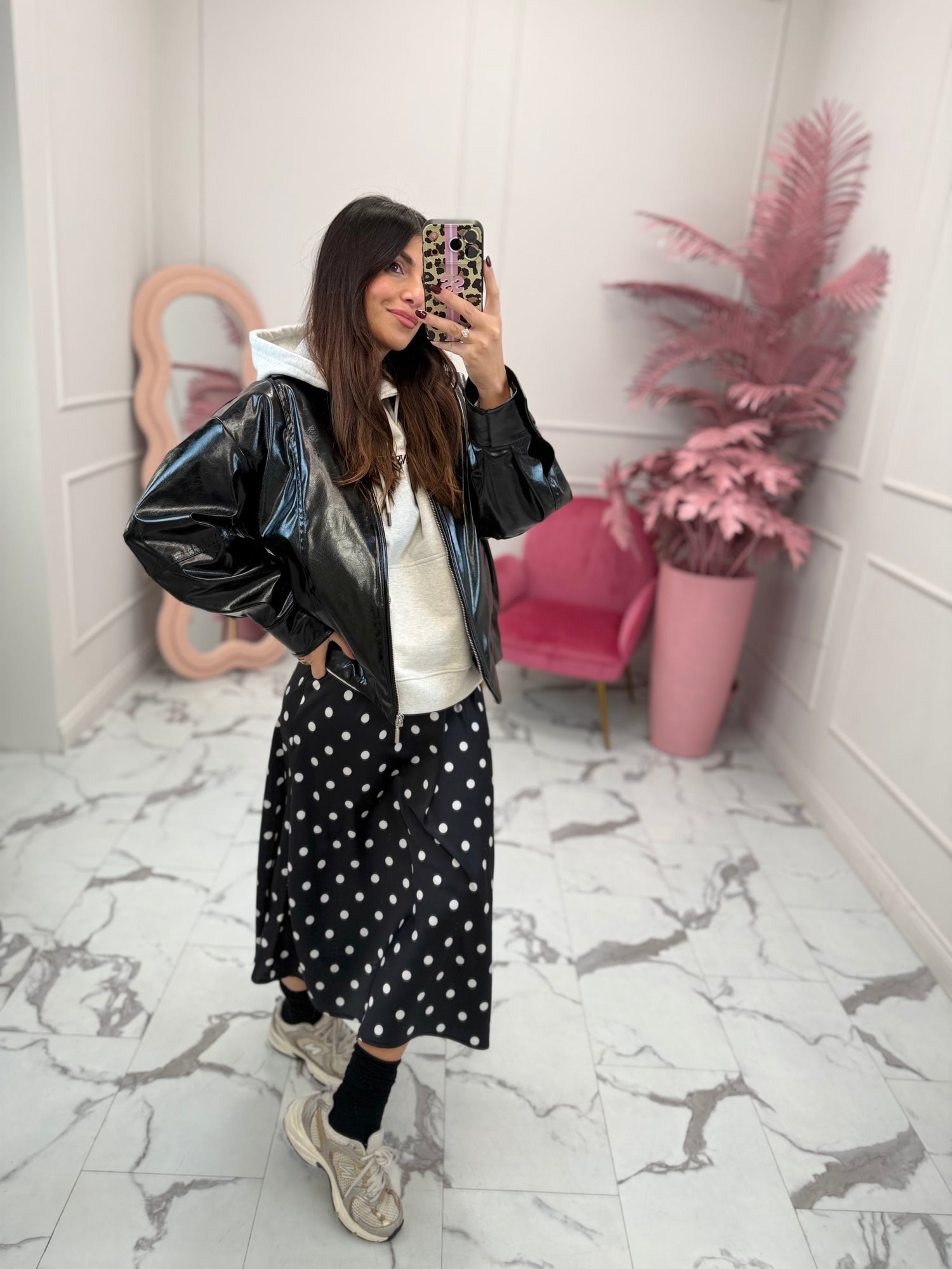 Felpa cappuccio over logo GUESS JEANS