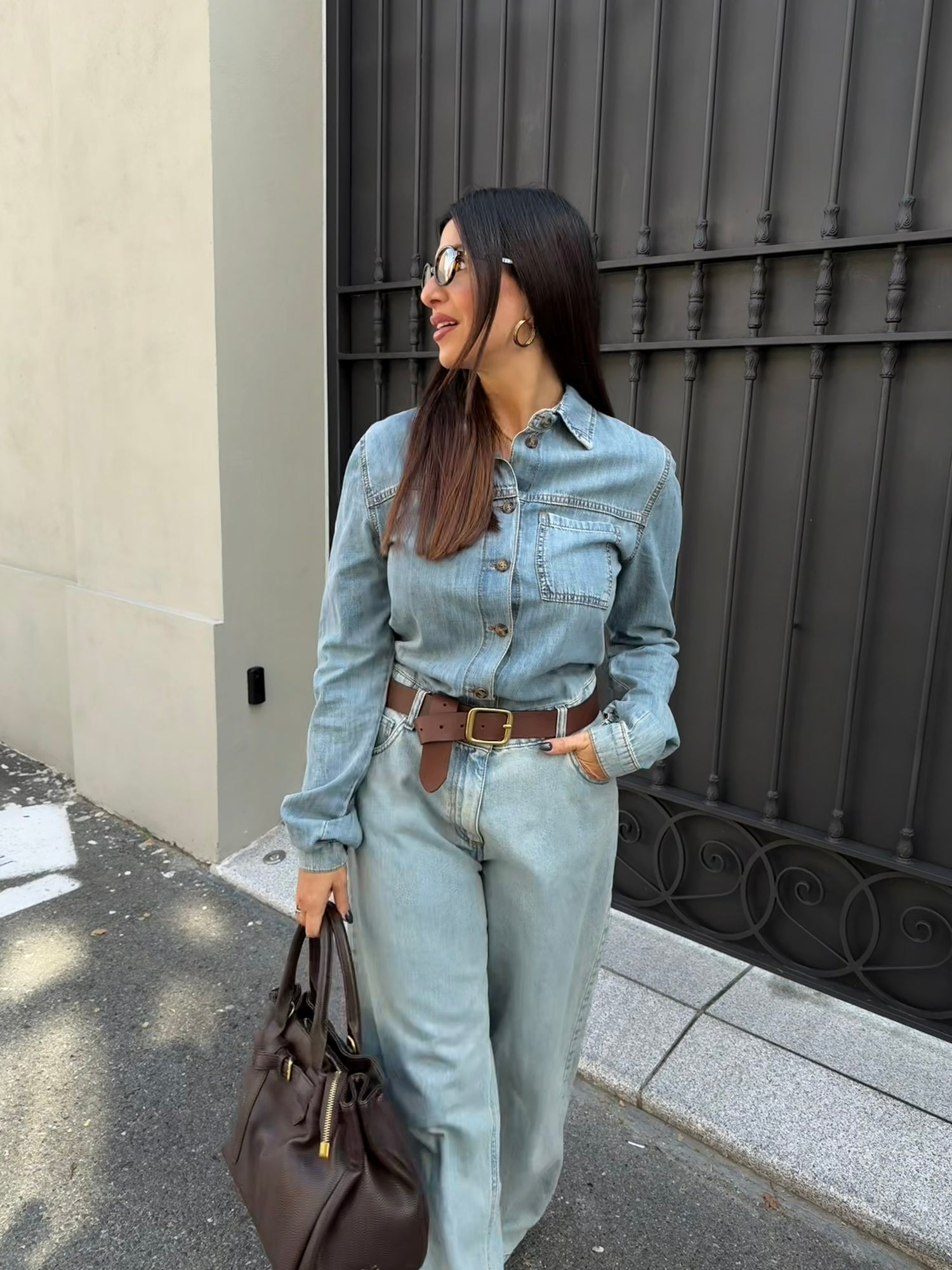 Tuta intera denim “Light blue” HAVE ONE