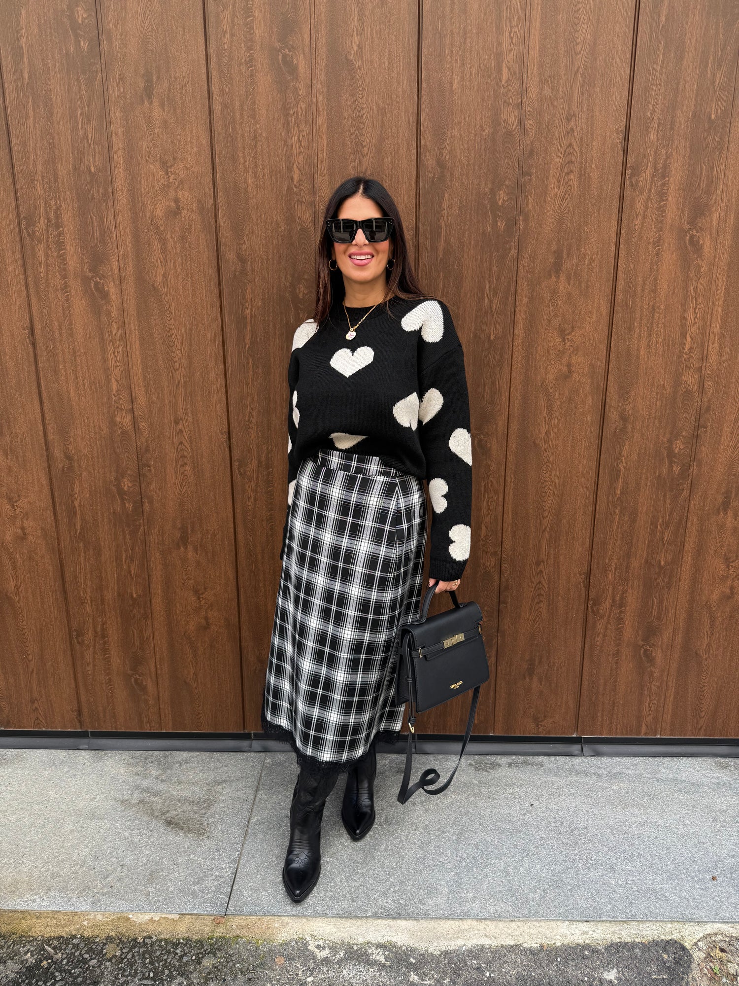 Gonna quadri pizzo HAVE ONE