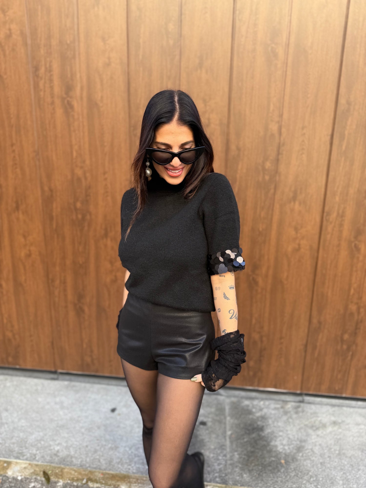 Shorts culotte “Lame’” HAVE ONE