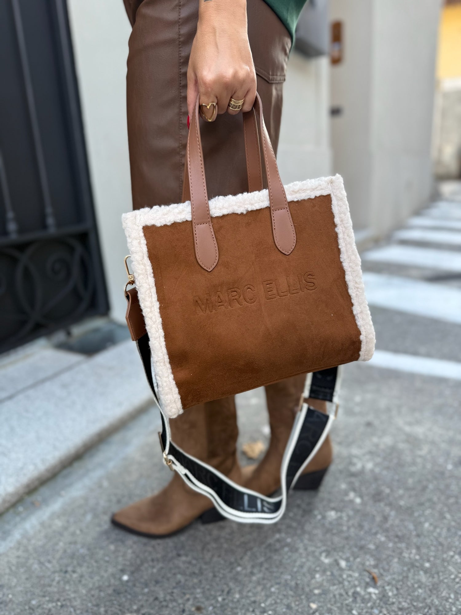 Borsa “Buby Suede M” MARC ELLIS